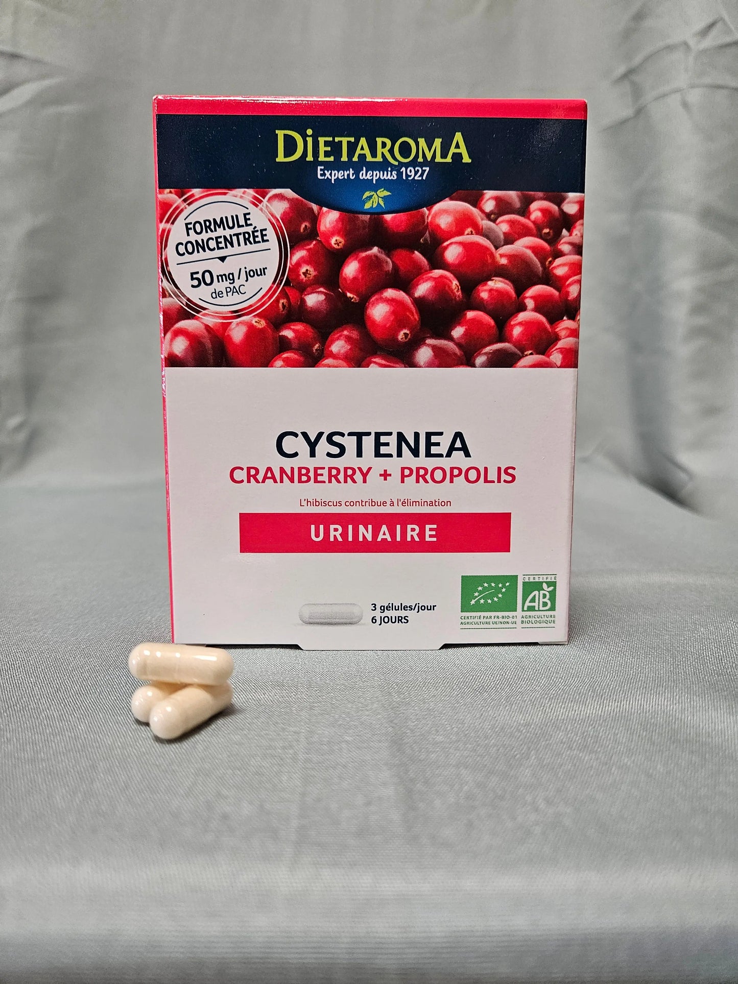 Cystenea canneberge, propolis 20 gélules dietaroma Ma boutique