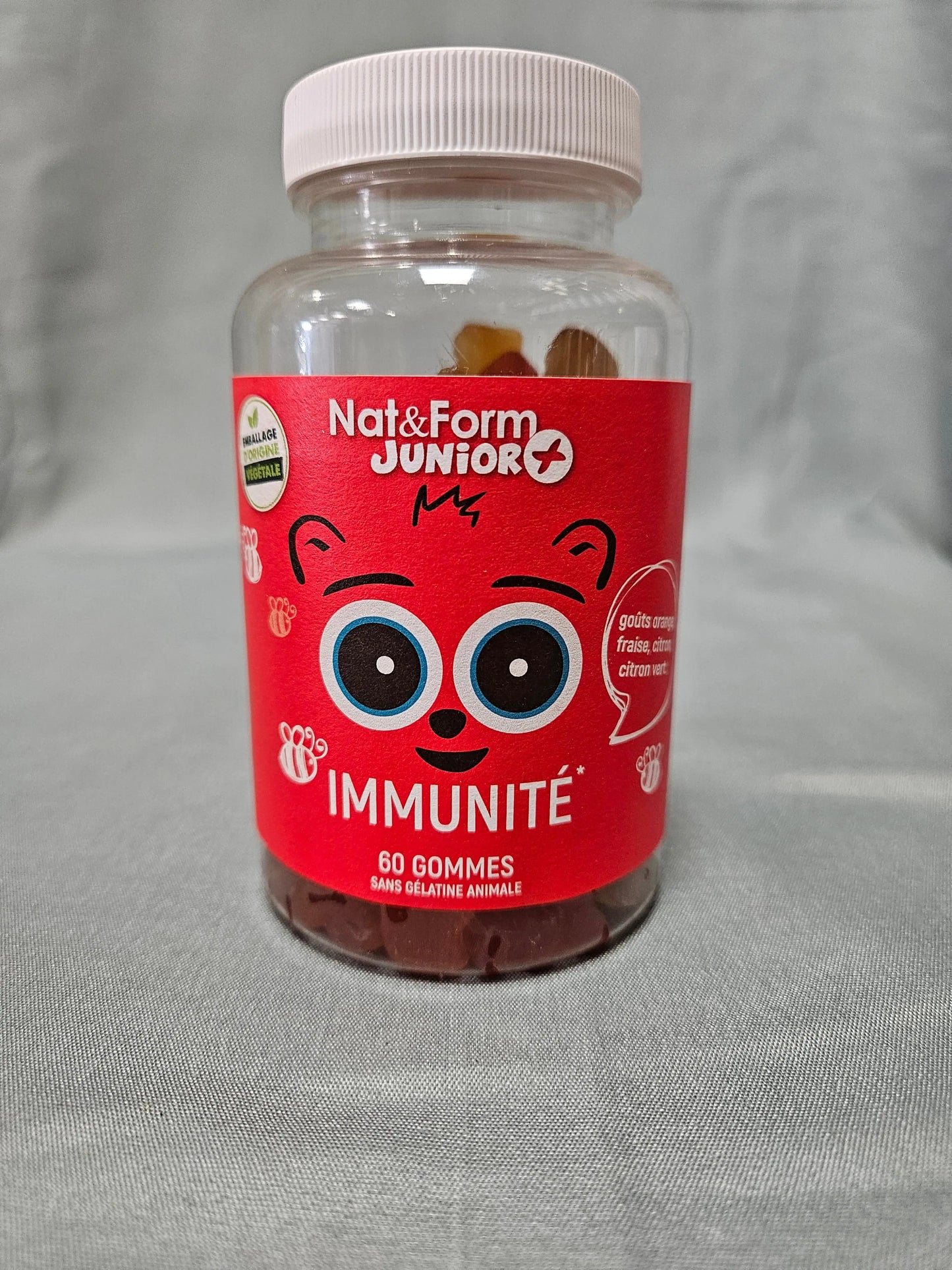 Gommes junior immunité 60 gommes nat et form Ma boutique