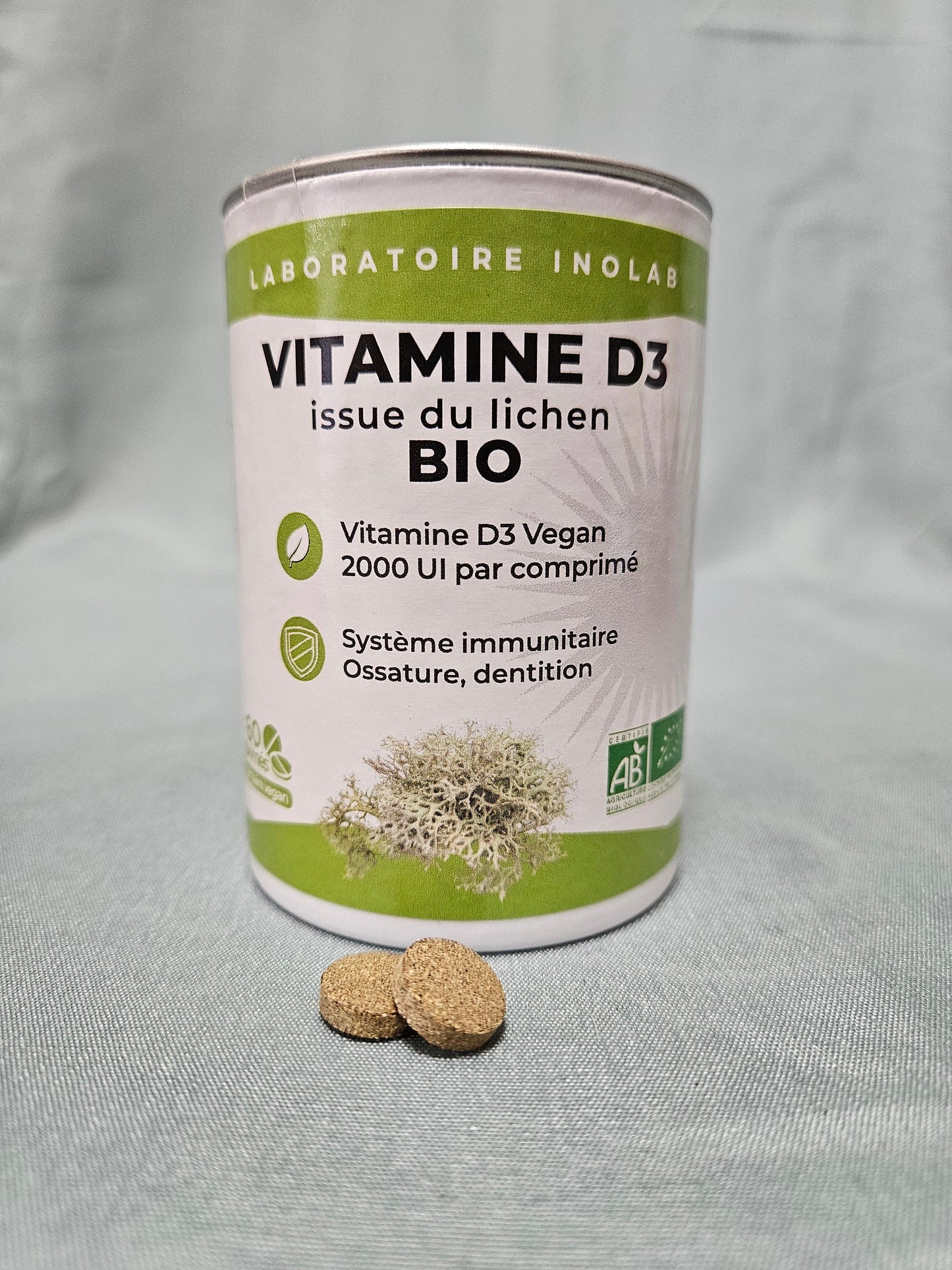 Vitamine D3 60 gélules inolab Ma boutique
