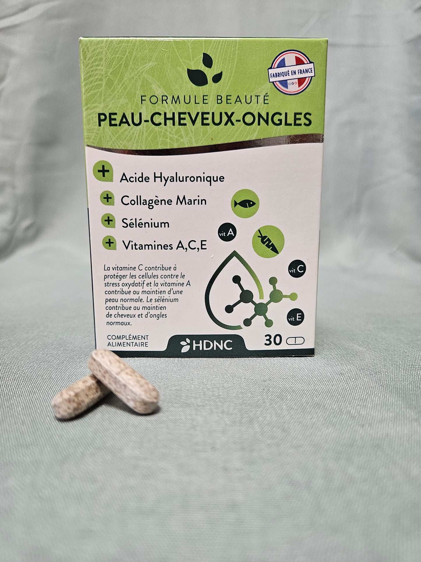 Formule peaux ongles cheveux 30 comprimés hdnc
