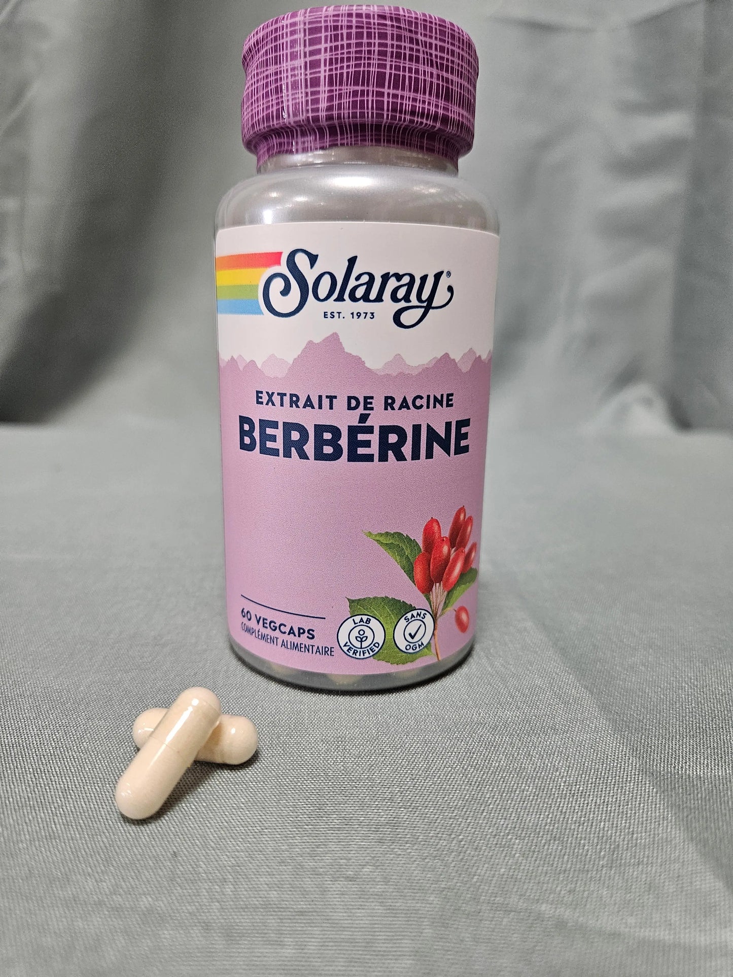 Berberine 60 gélules solaray Ma boutique