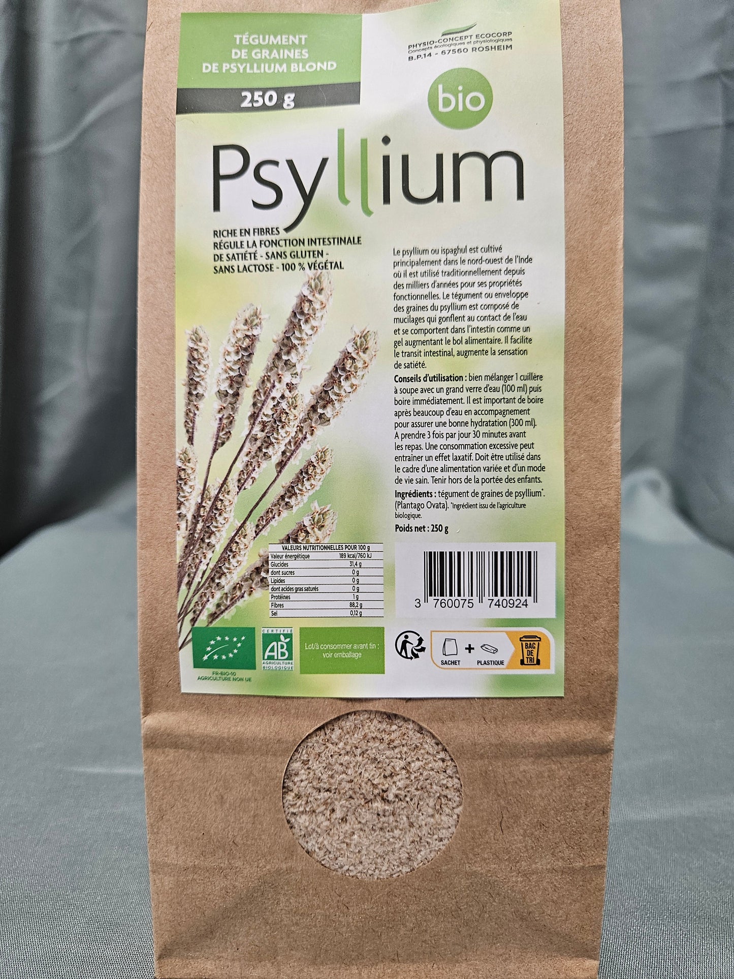 Psyllium blond 250 grs Ma boutique