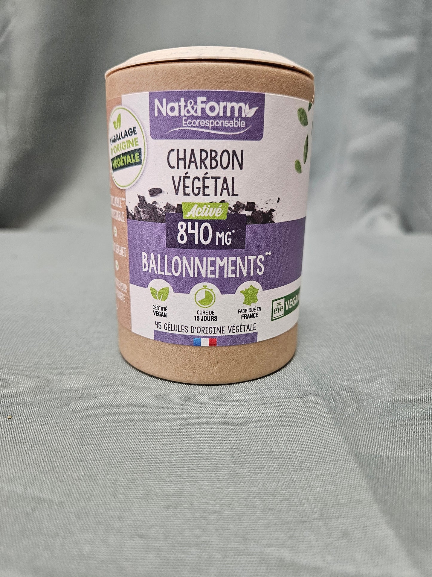 Charbon végétal 45 gélules nat et form Ma boutique
