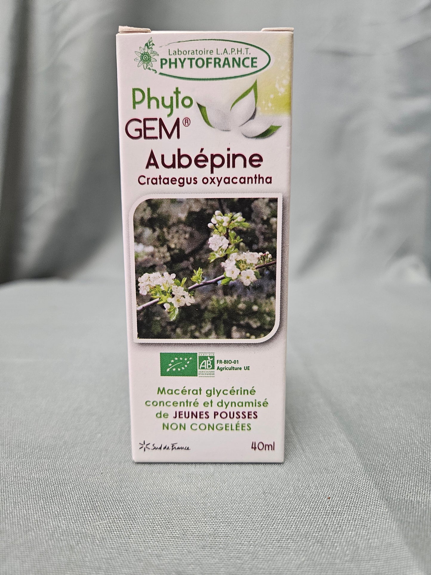 Phyto gem Macérât de bourgeons de Aubépine 40 ml phytofrance Ma boutique