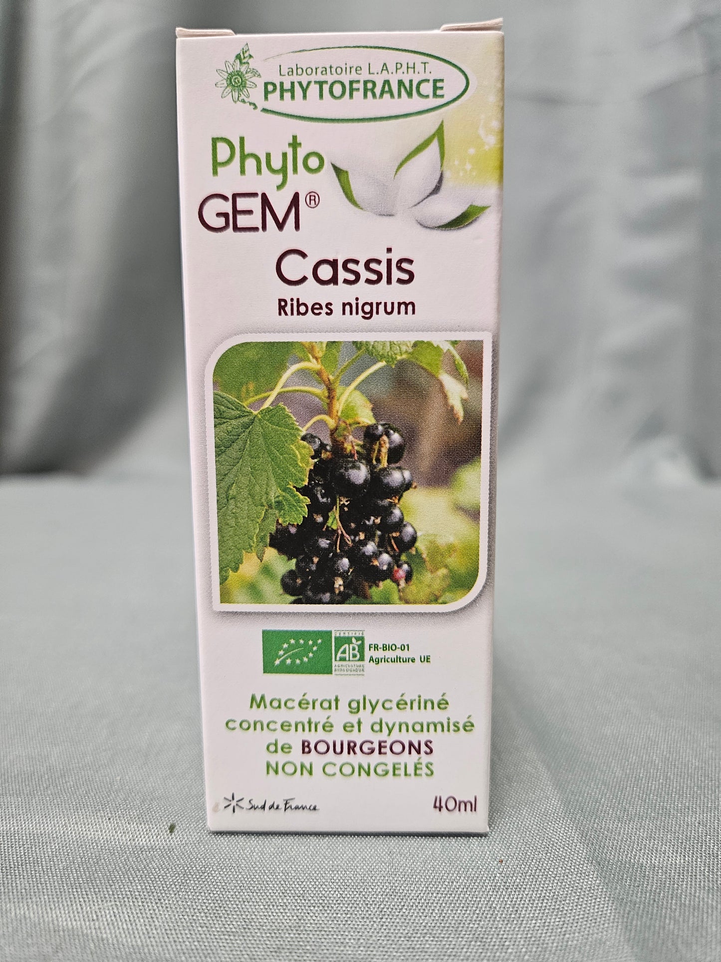 Phyto gem Macérât de bourgeons de Cassis 40 ml phytofrance