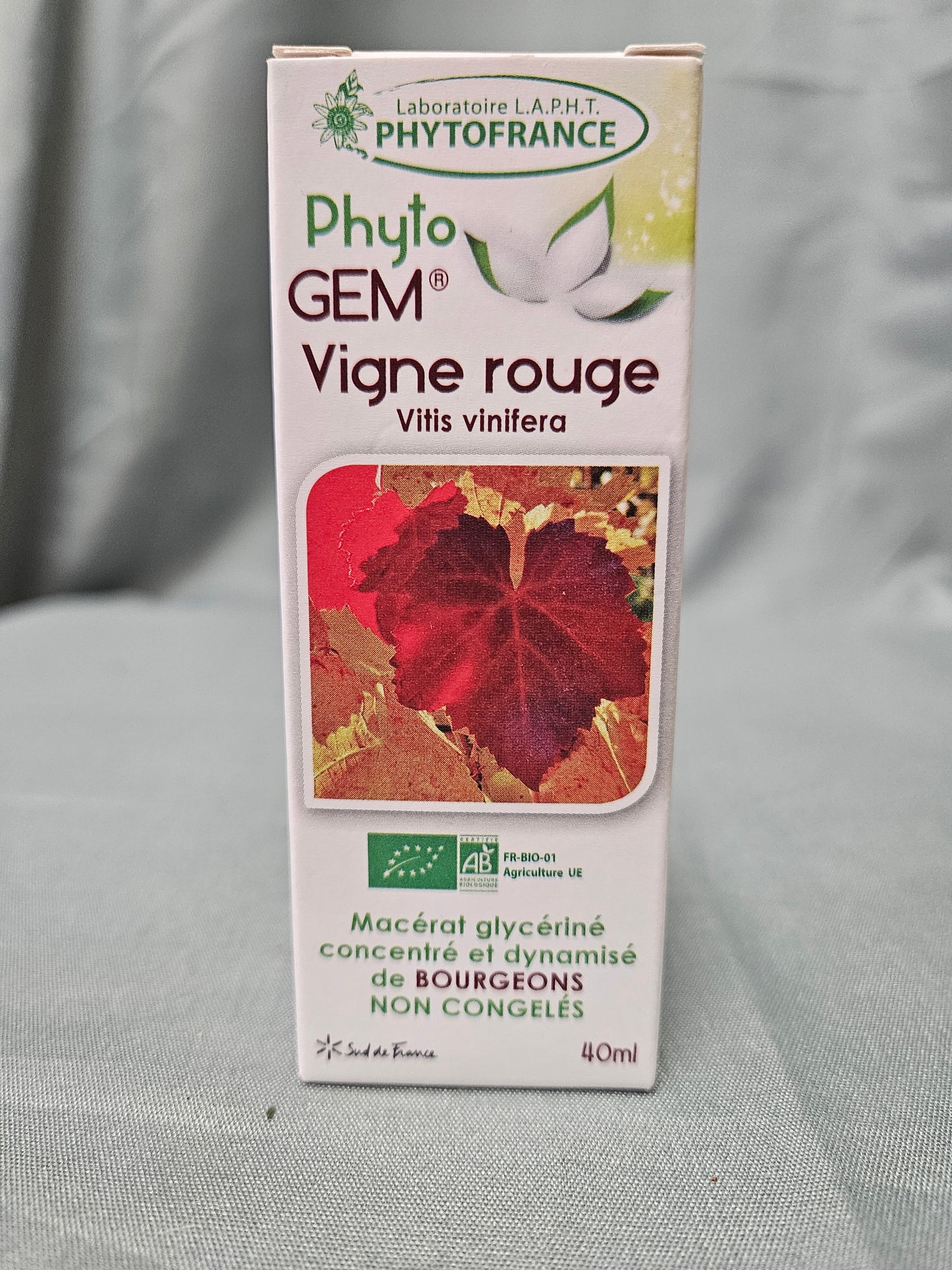 Phyto gem Macérât de bourgeons Vigne rouge 40 ml phytofrance