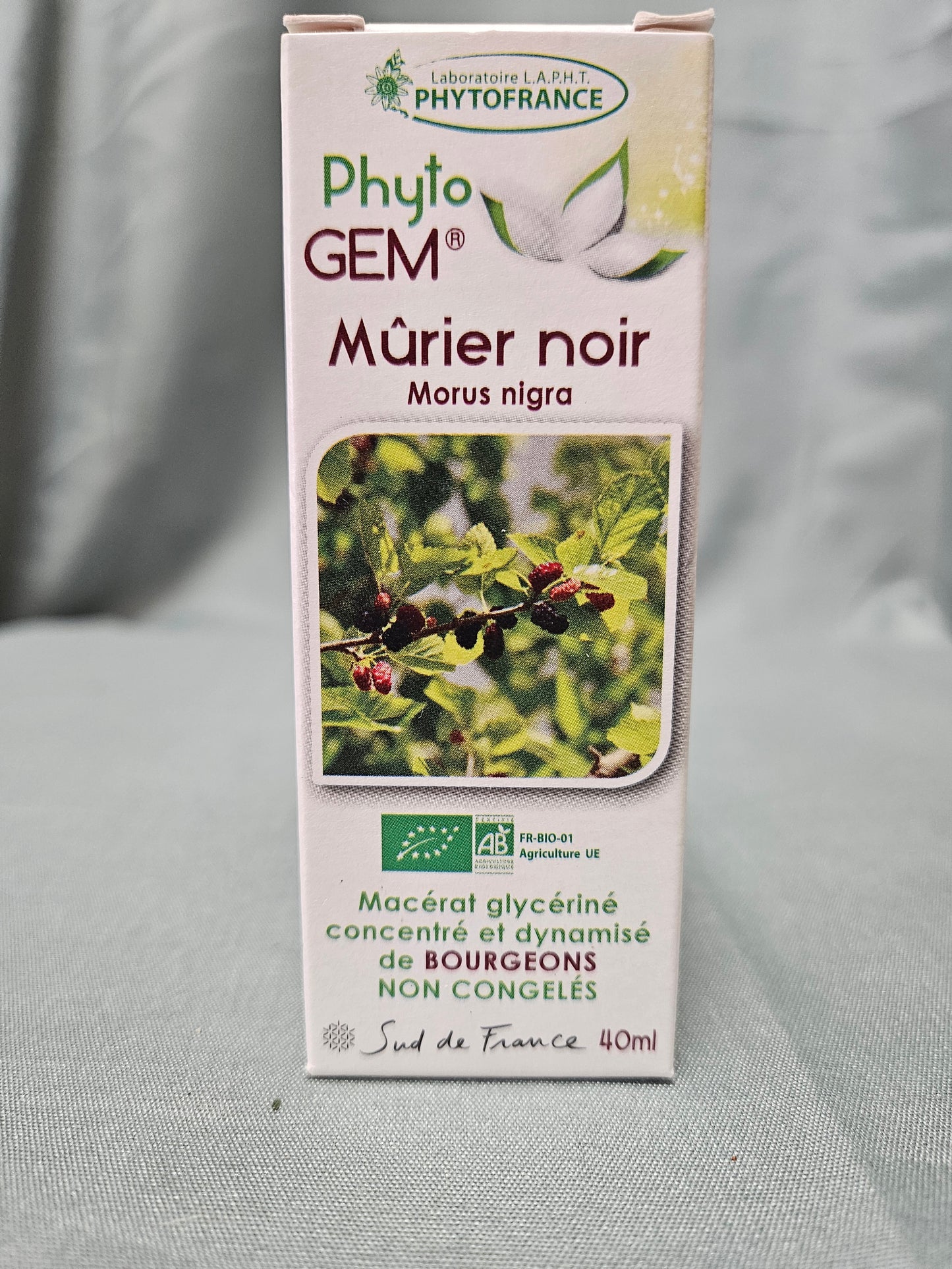 Phyto gem Macérât de bourgeons de Murier noir 40 ml phytofrance