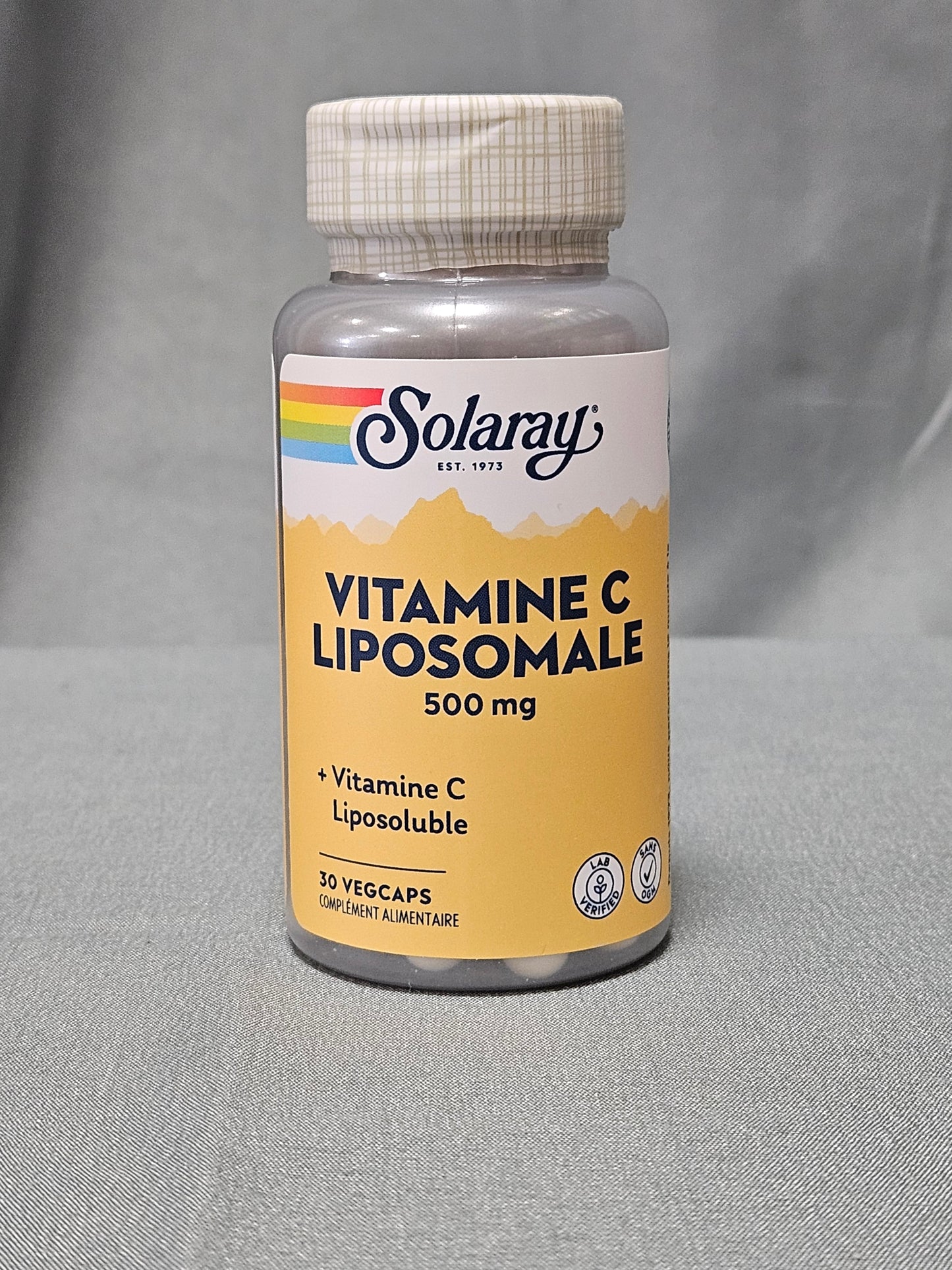 Vitamine C liposomal 500 mg 30 gélules solaray Ma boutique
