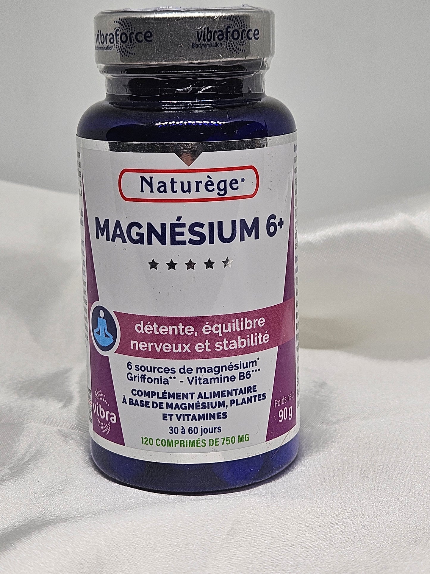 Complexe magnesium 6+ 120 comprimés naturége