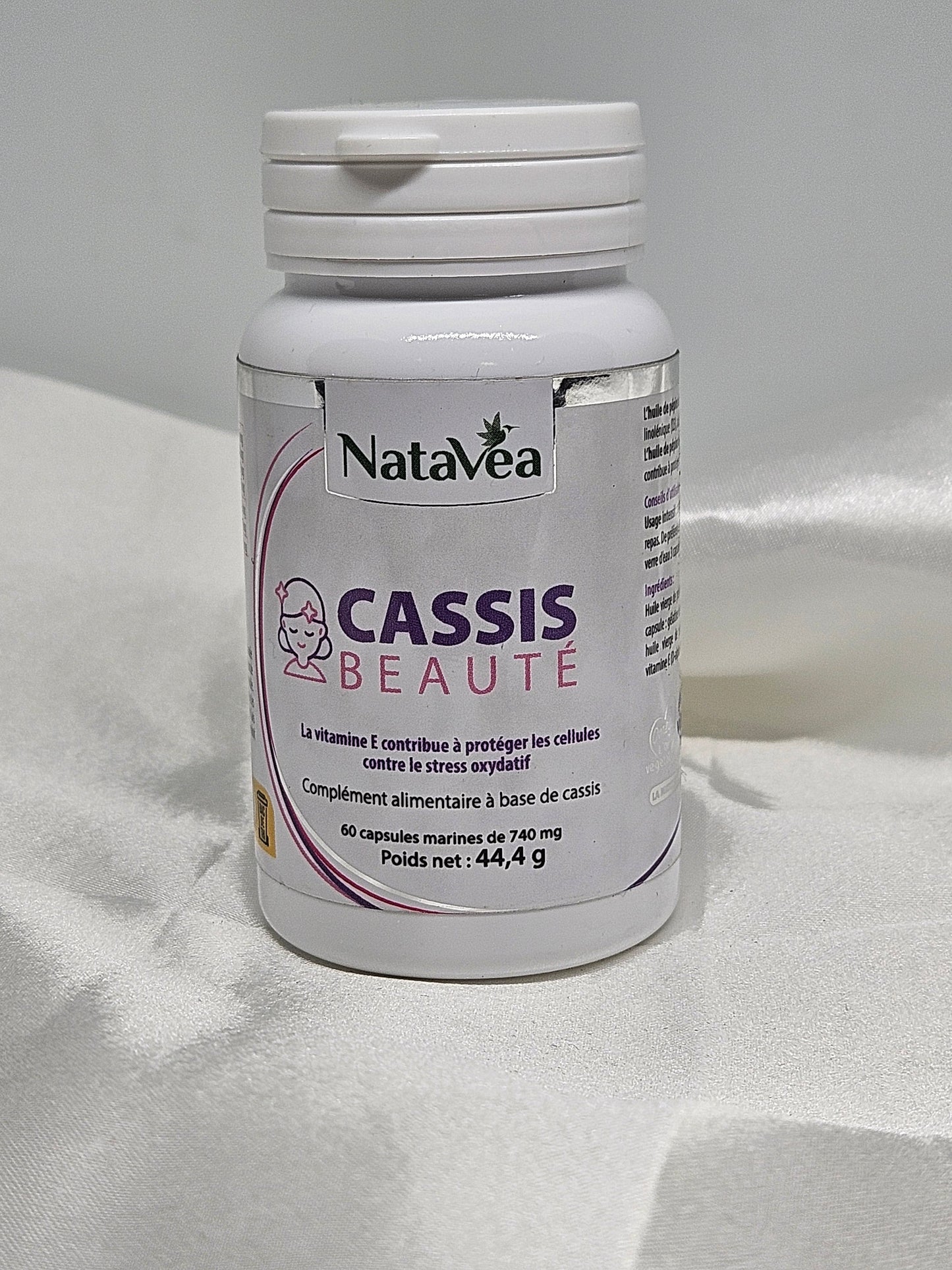 Cassis beauté 60 capsules natavea La farigoule mille et une plante