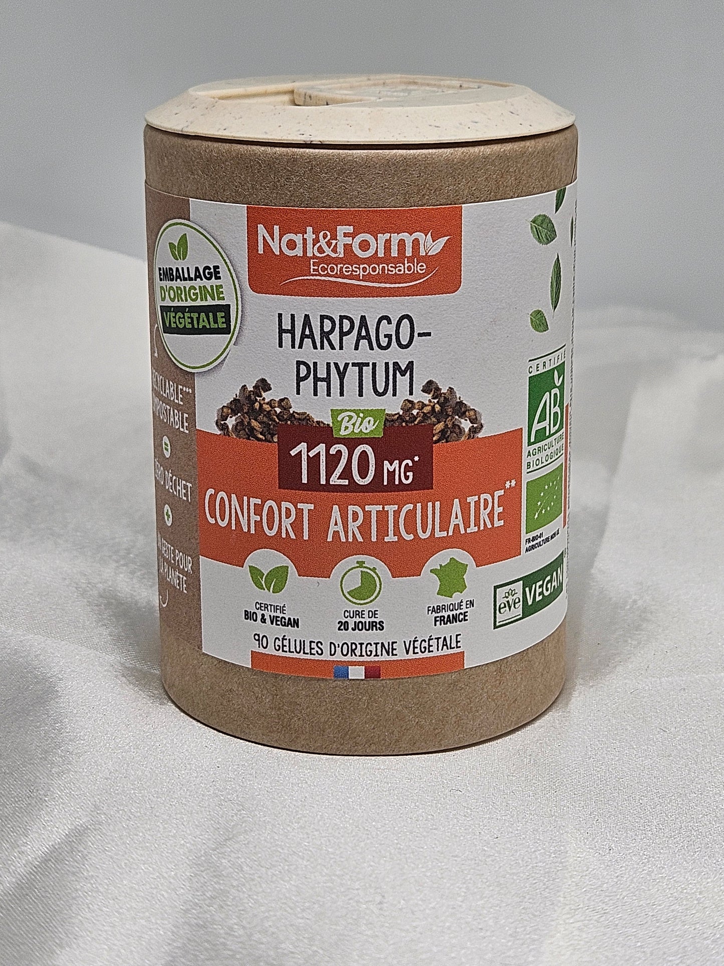 Harpagophytum bio 90 gélules nat et form La farigoule mille et une plante