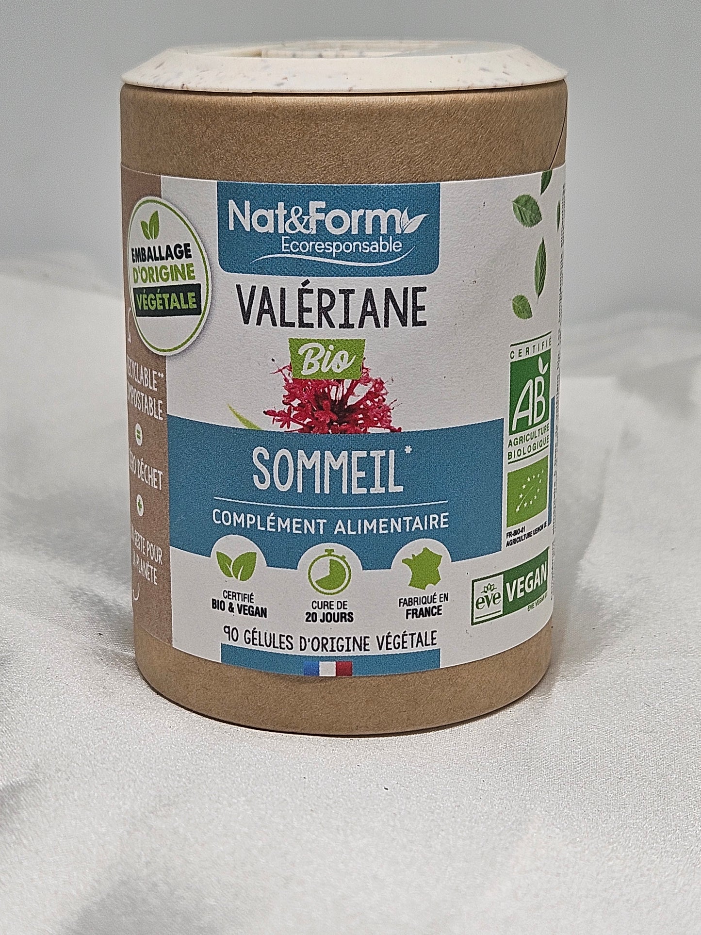 Valériane bio 90 gélules nat et form