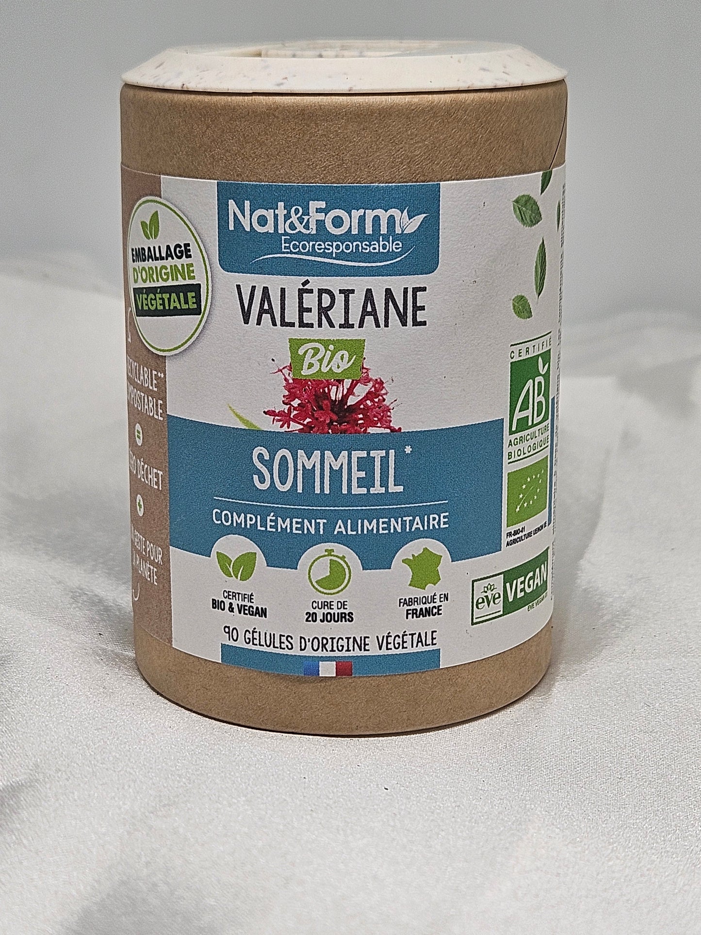 Valériane bio 90 gélules nat et form La farigoule mille et une plante