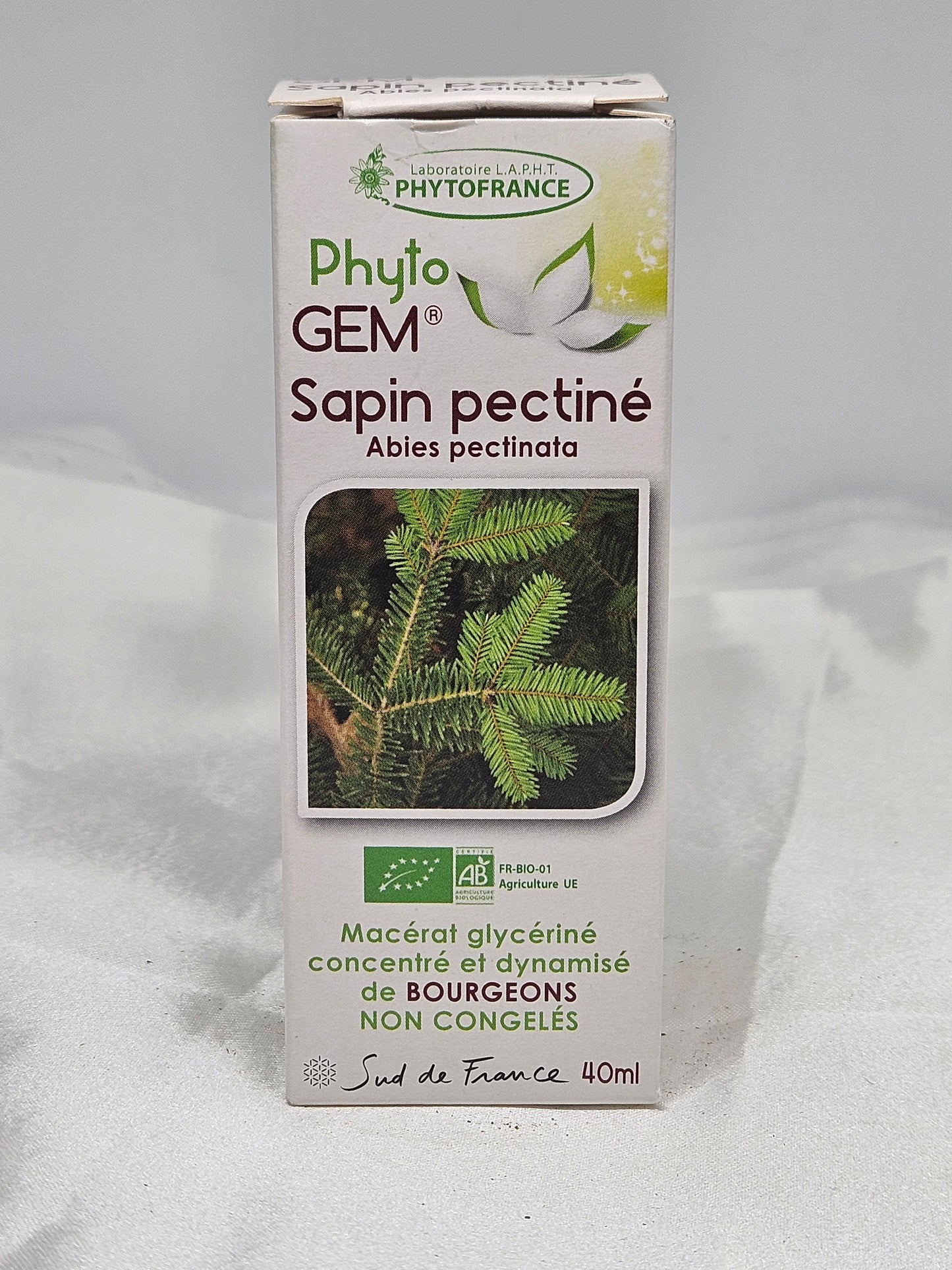 Phyto gem Macérât de bourgeons sapin 40 ml phytofrance La farigoule mille et une plante