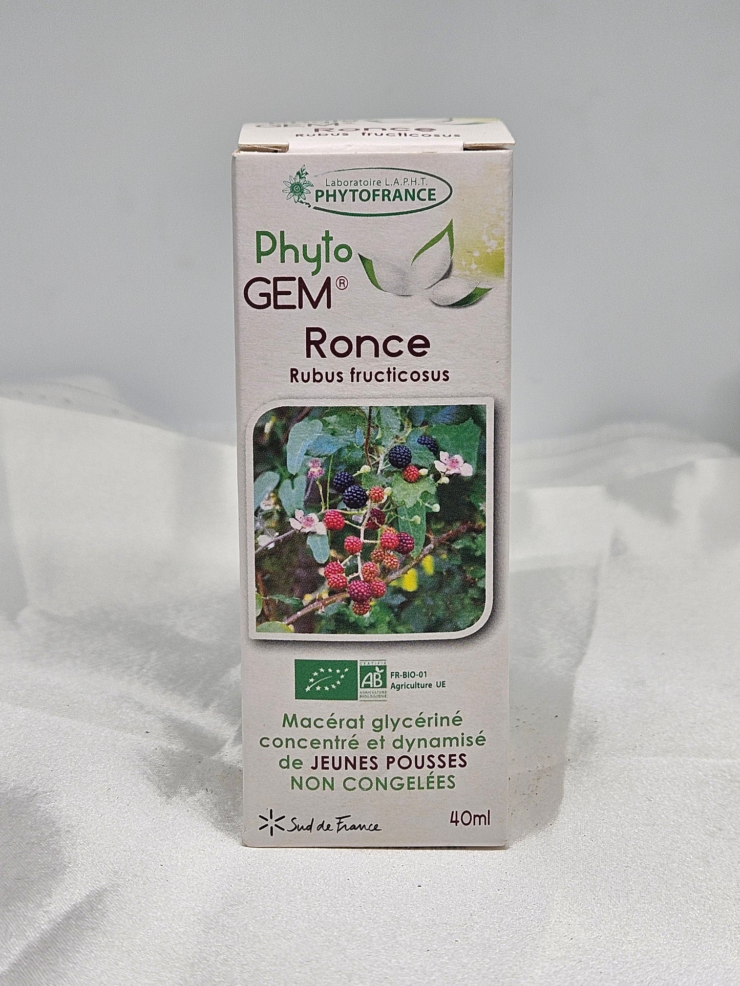 Phyto gem Macérât de bourgeons ronce 40 ml phytofrance La farigoule mille et une plante
