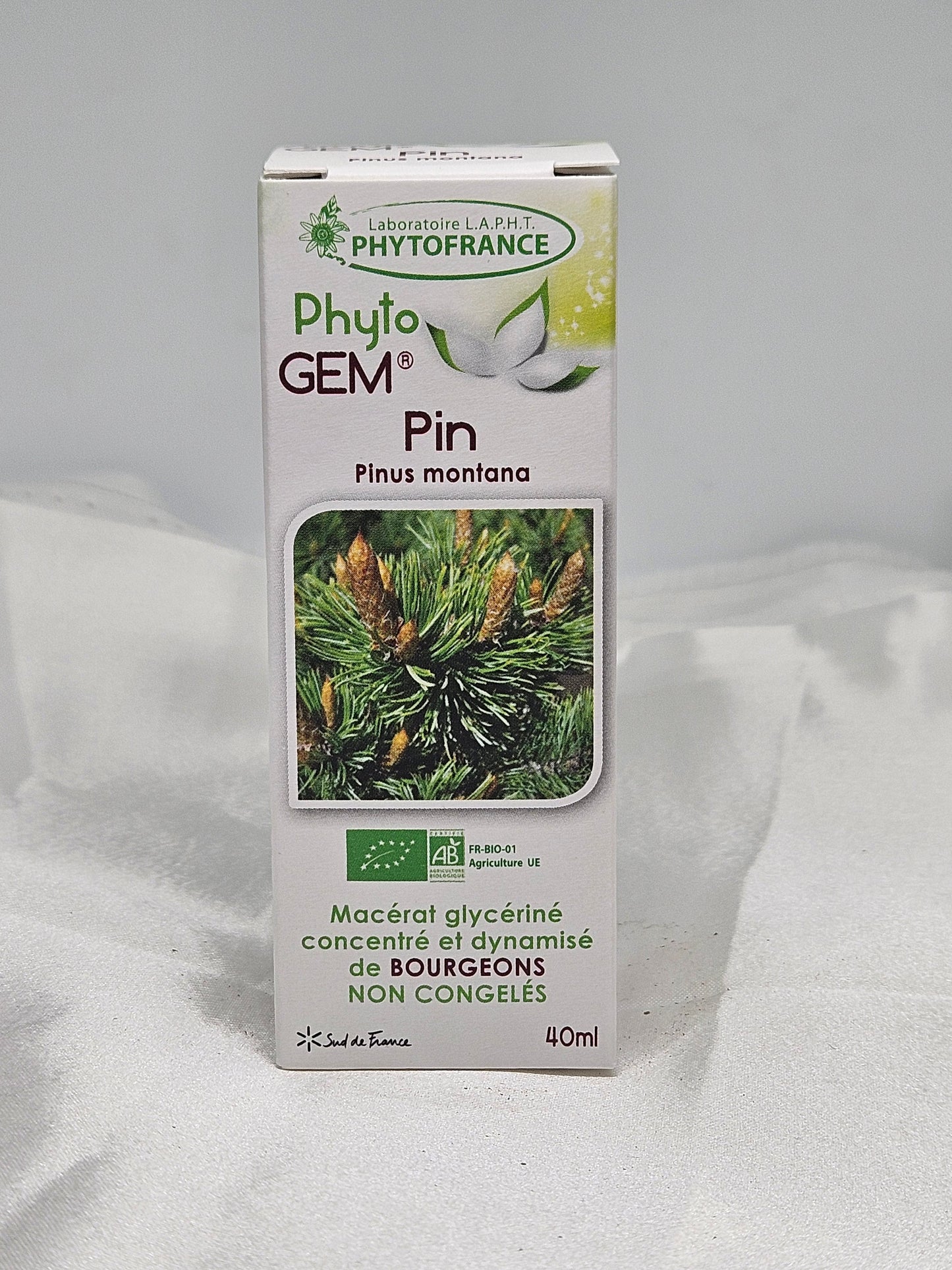 Phyto gem Macérât de bourgeons pin 40 ml phytofrance La farigoule mille et une plante
