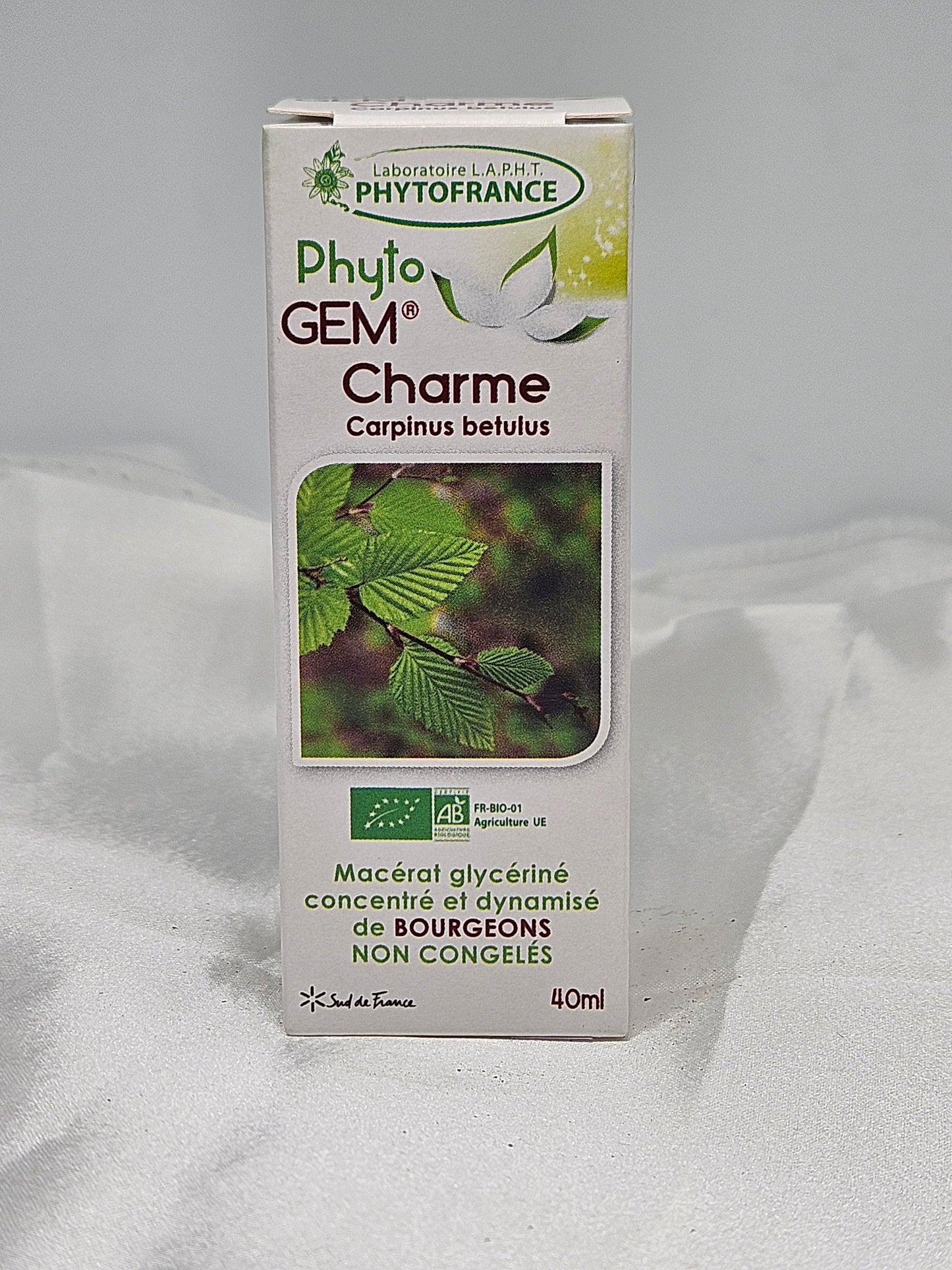 Phyto gem Macérât de bourgeons charme 40 ml phytofrance La farigoule mille et une plante