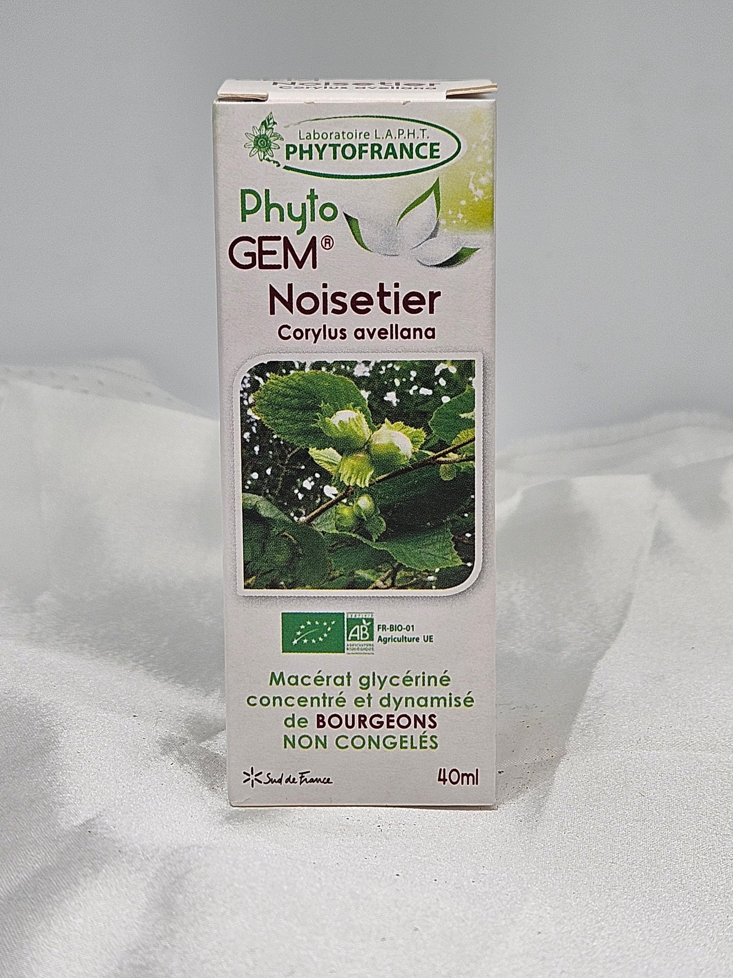 Phyto gem Macérât de bourgeons noisetier 40 ml phytofrance La farigoule mille et une plante