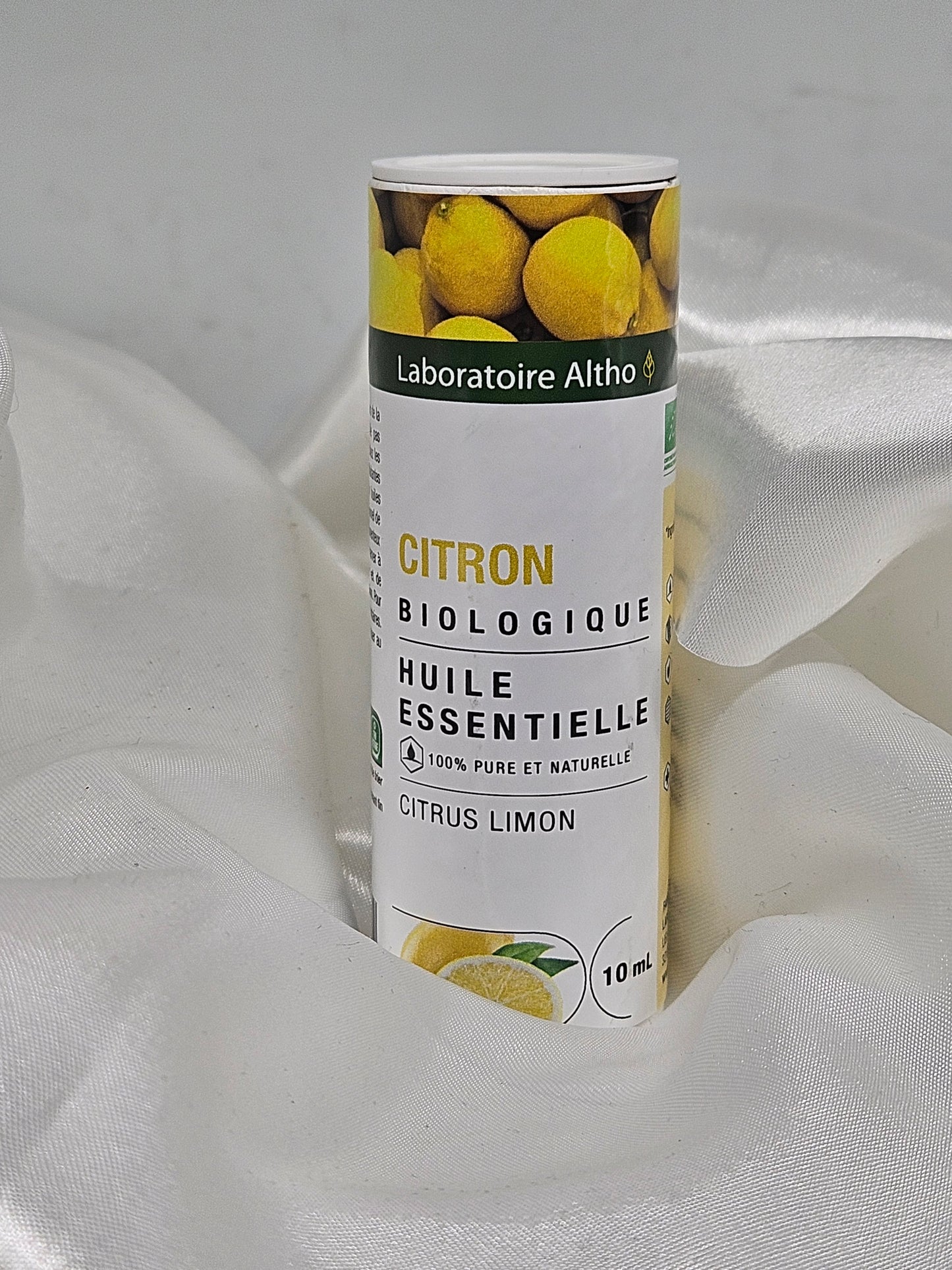 Huile essentielle citron 10 ml laboratoire altho