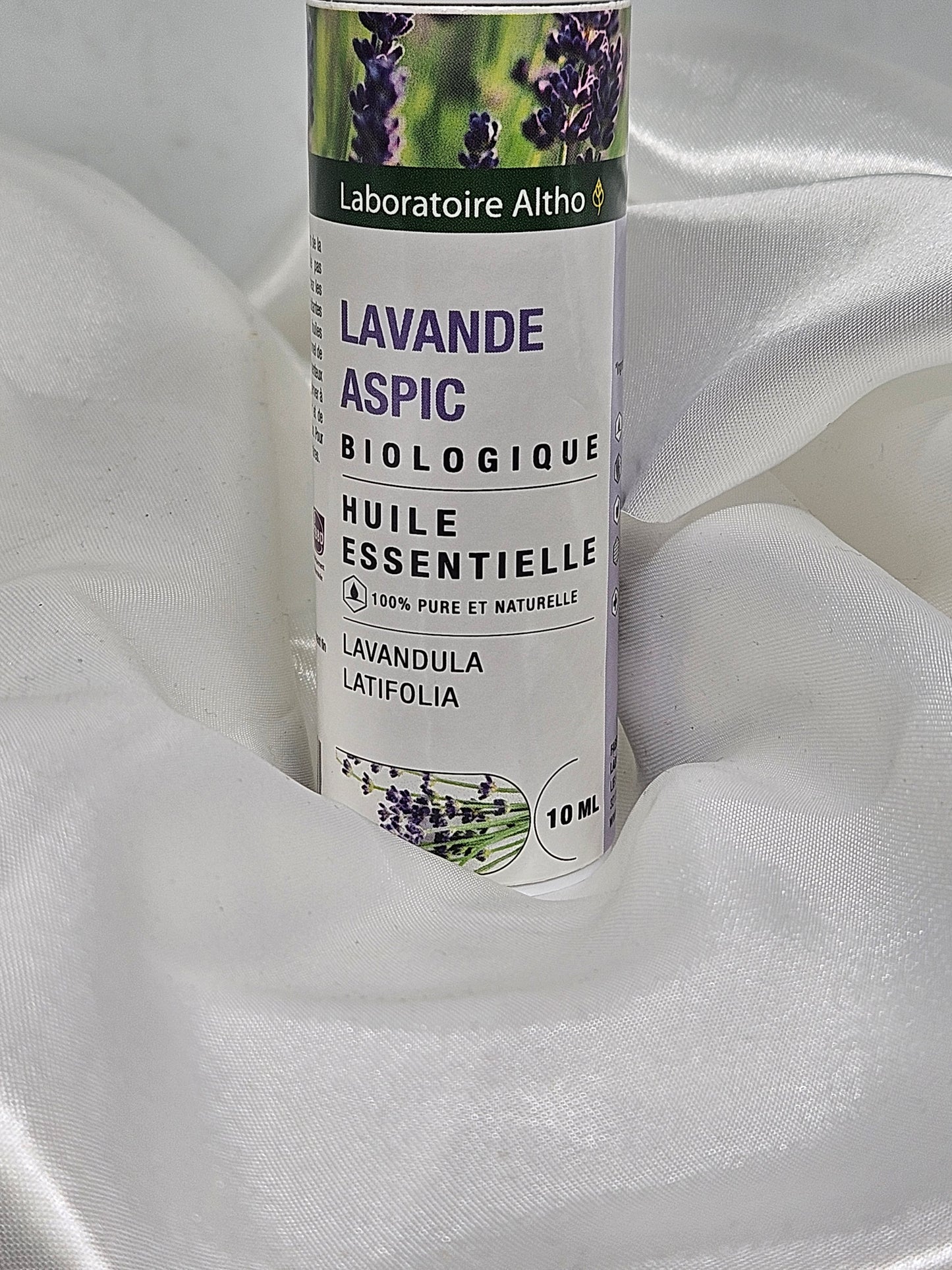 Huile essentielle lavande aspic 10 ml laboratoire altho