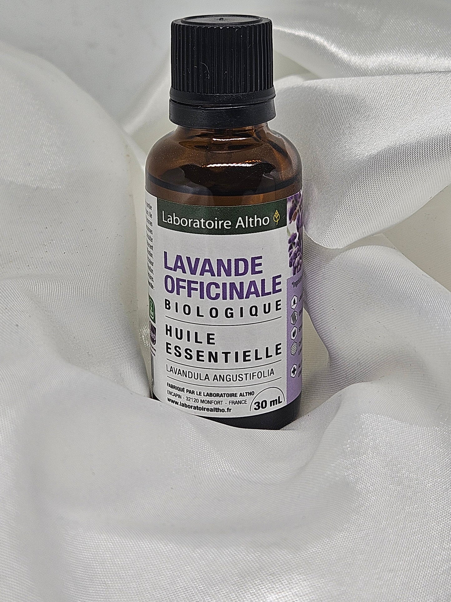 Huile essentielle lavande officinale 30 ml laboratoire altho La farigoule mille et une plante