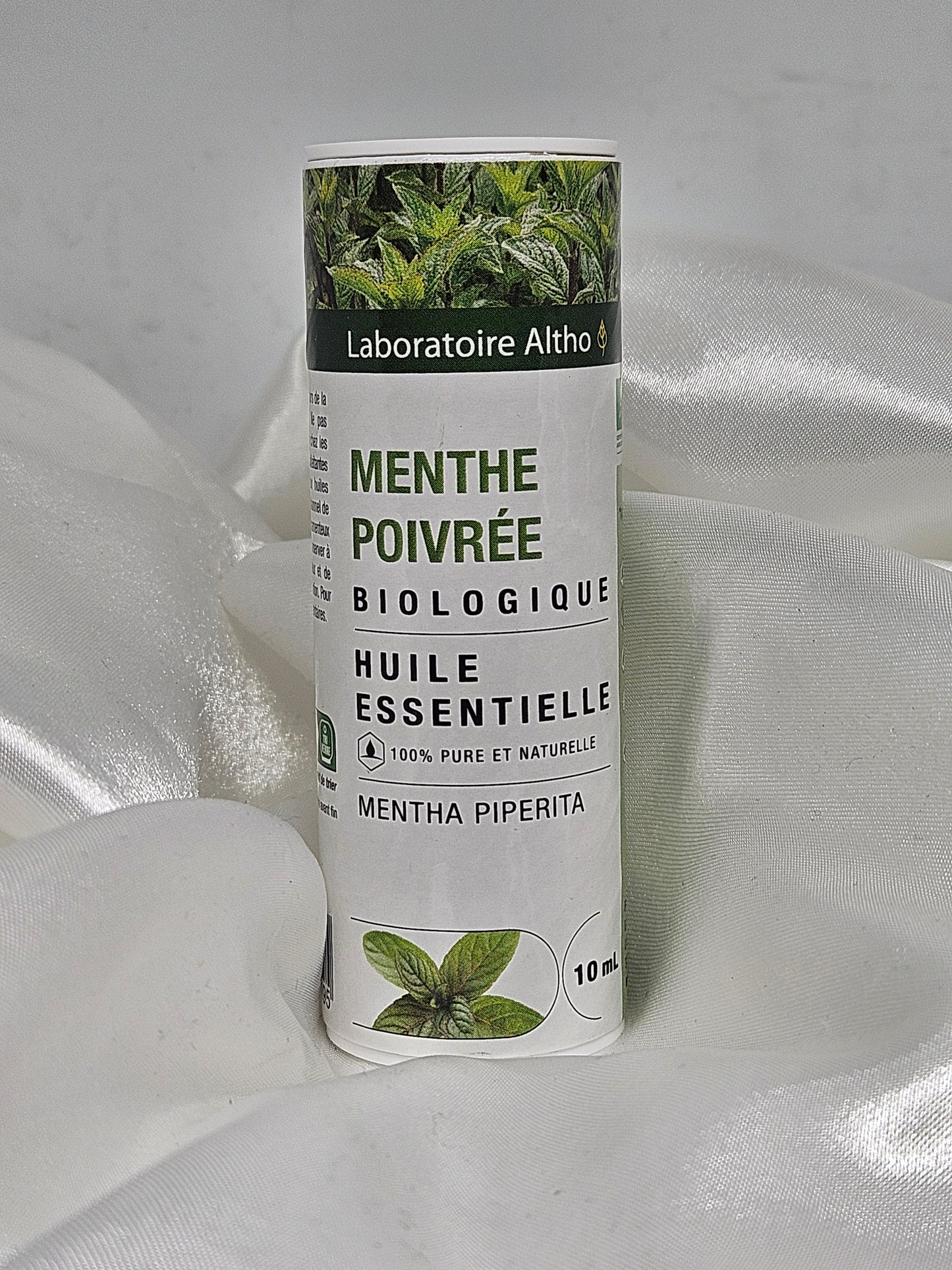 Huile essentielle menthe poivrée 10 ml laboratoire altho