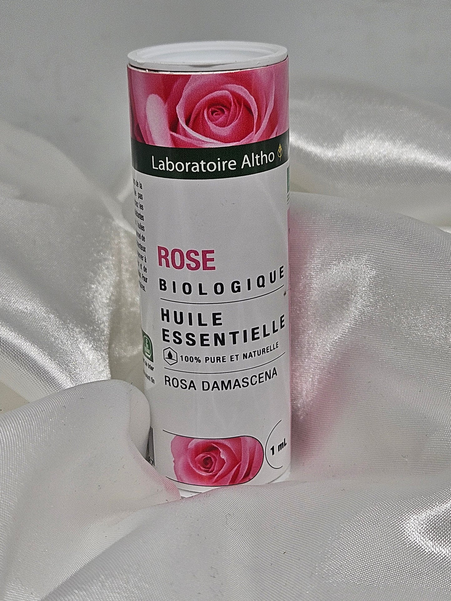 Huile essentielle rose 1 ml laboratoire altho La farigoule mille et une plante