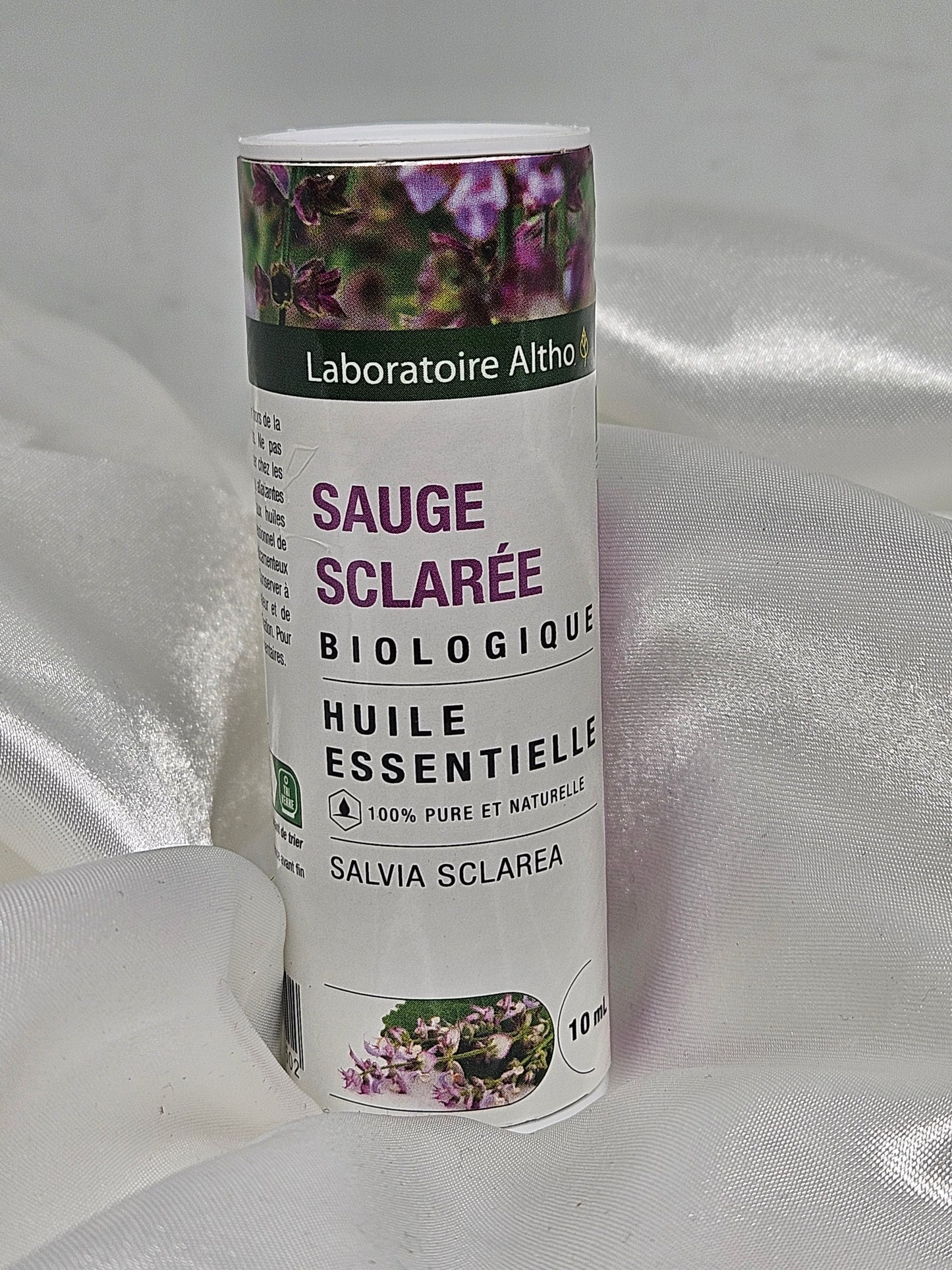 Huile essentielle sauge sclarée 10 ml laboratoire altho La farigoule mille et une plante