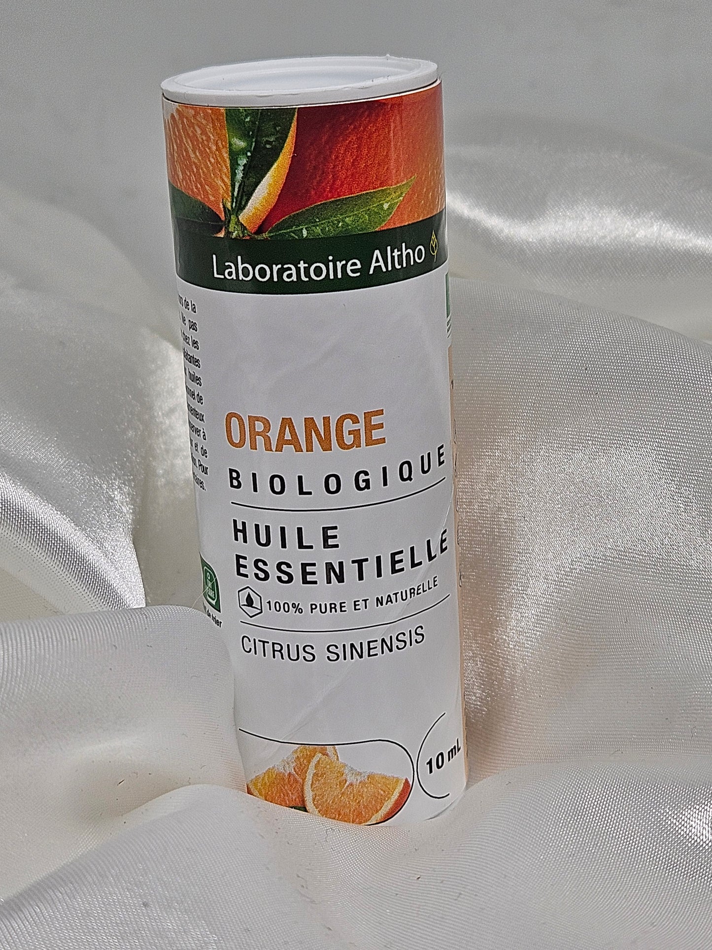 Huile essentielle orange 10 ml laboratoire altho