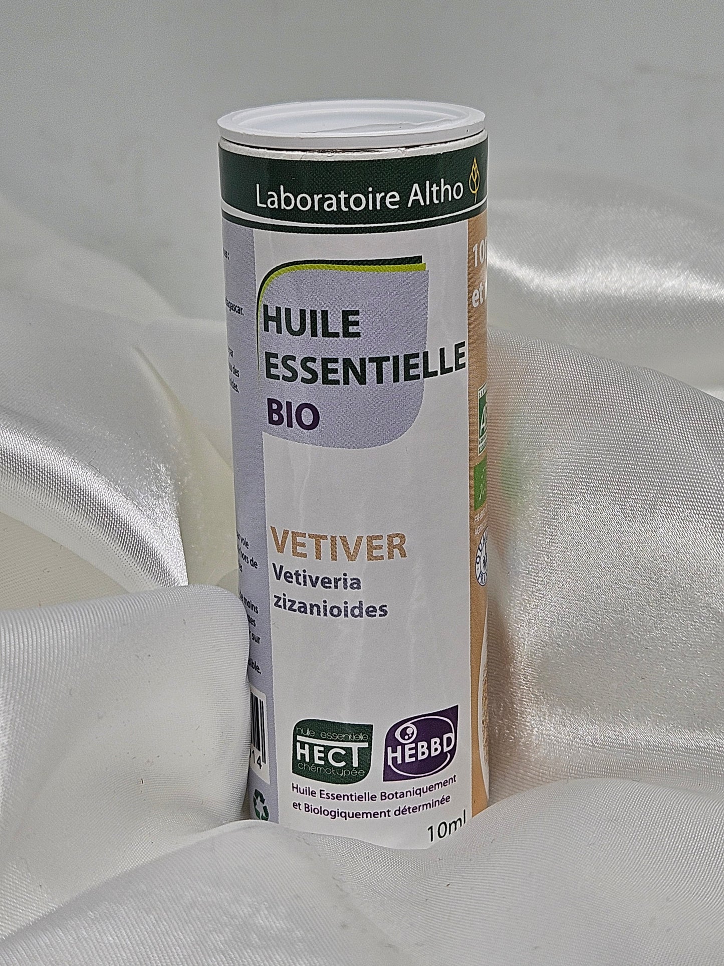 Huile essentielle vetiver 10 ml laboratoire altho La farigoule mille et une plante