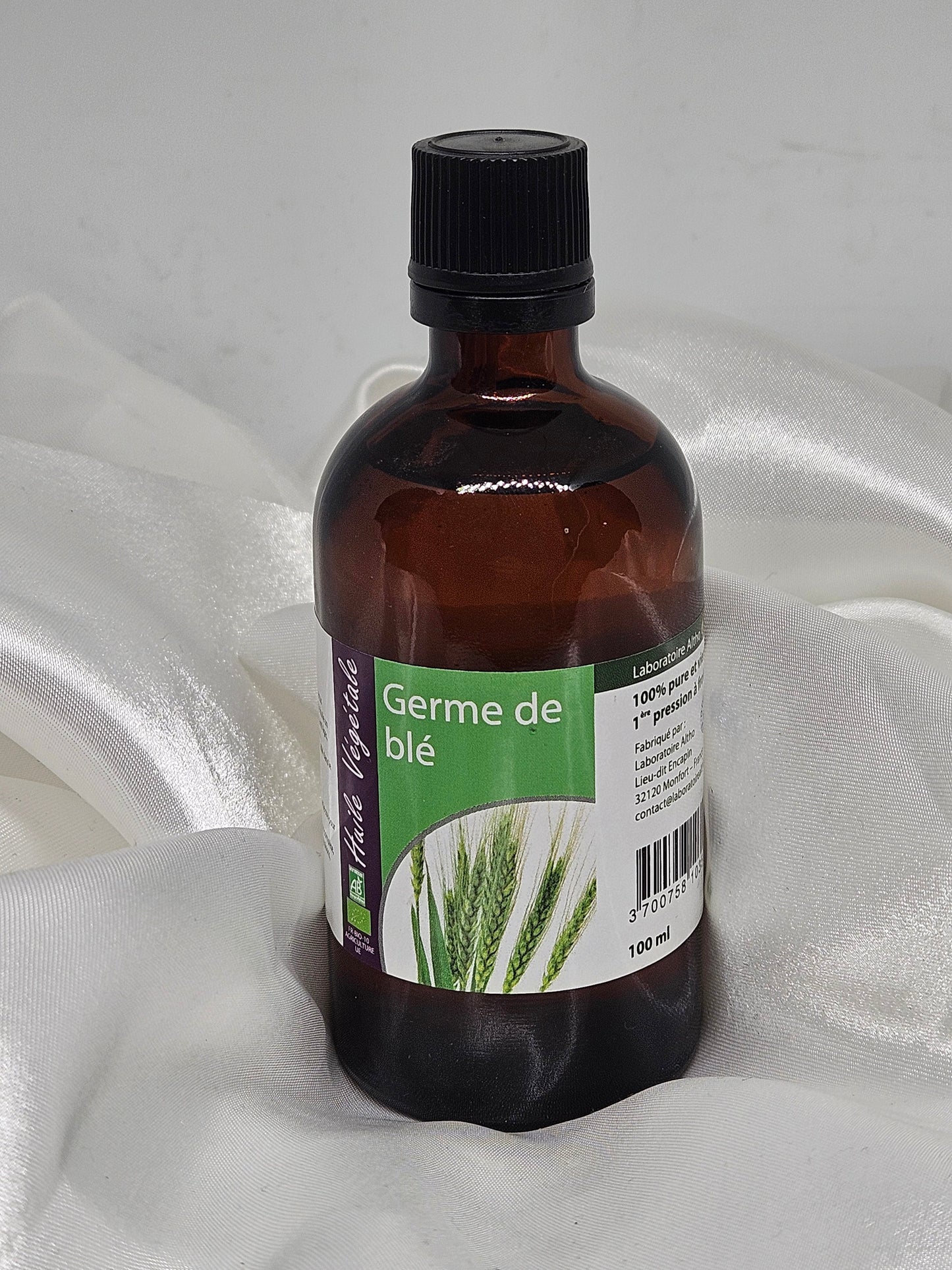 Huile végétale germe de blé 100 ml laboratoire altho La farigoule mille et une plante