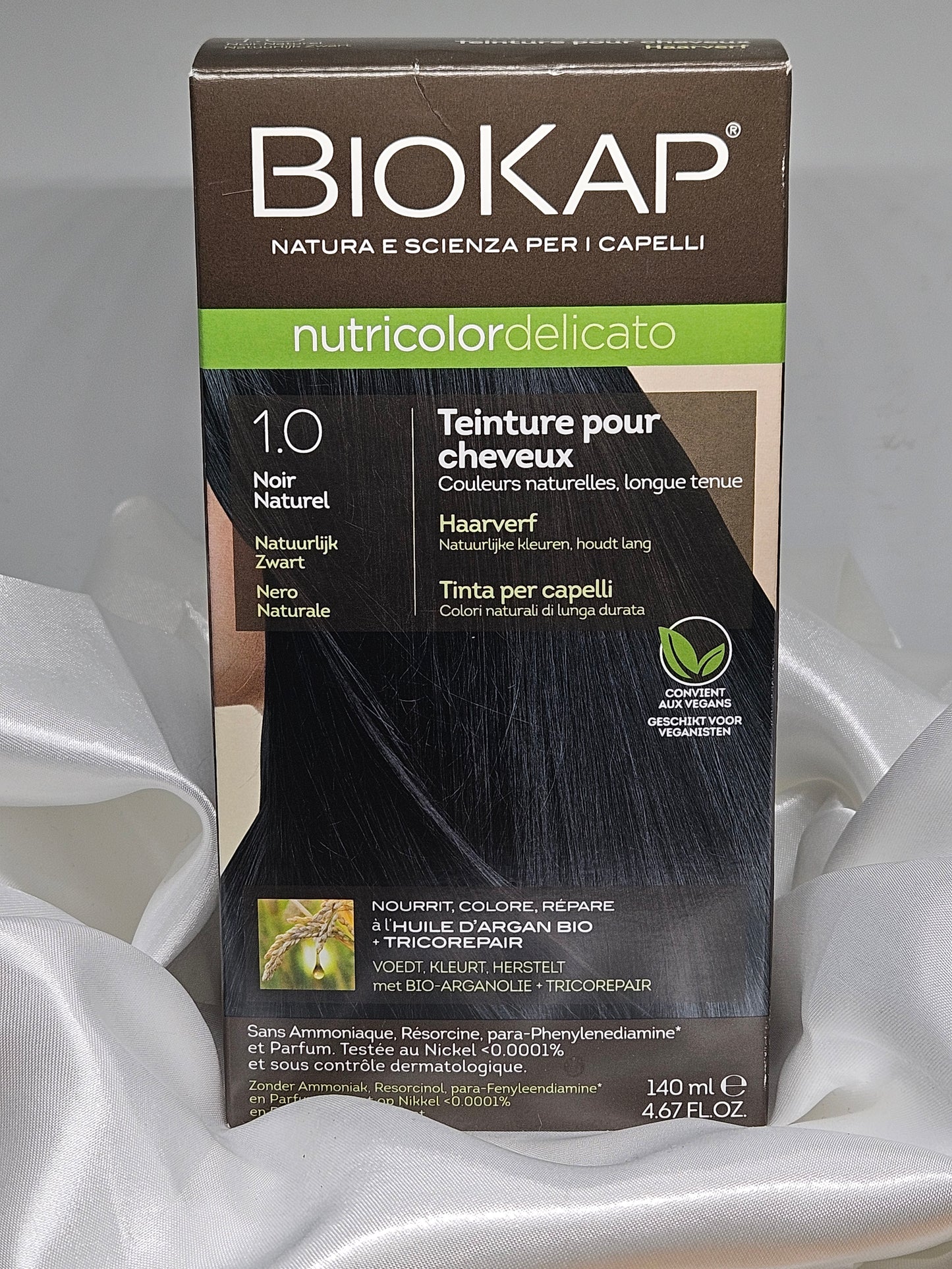 Coloration 1.0 noir naturel biokap