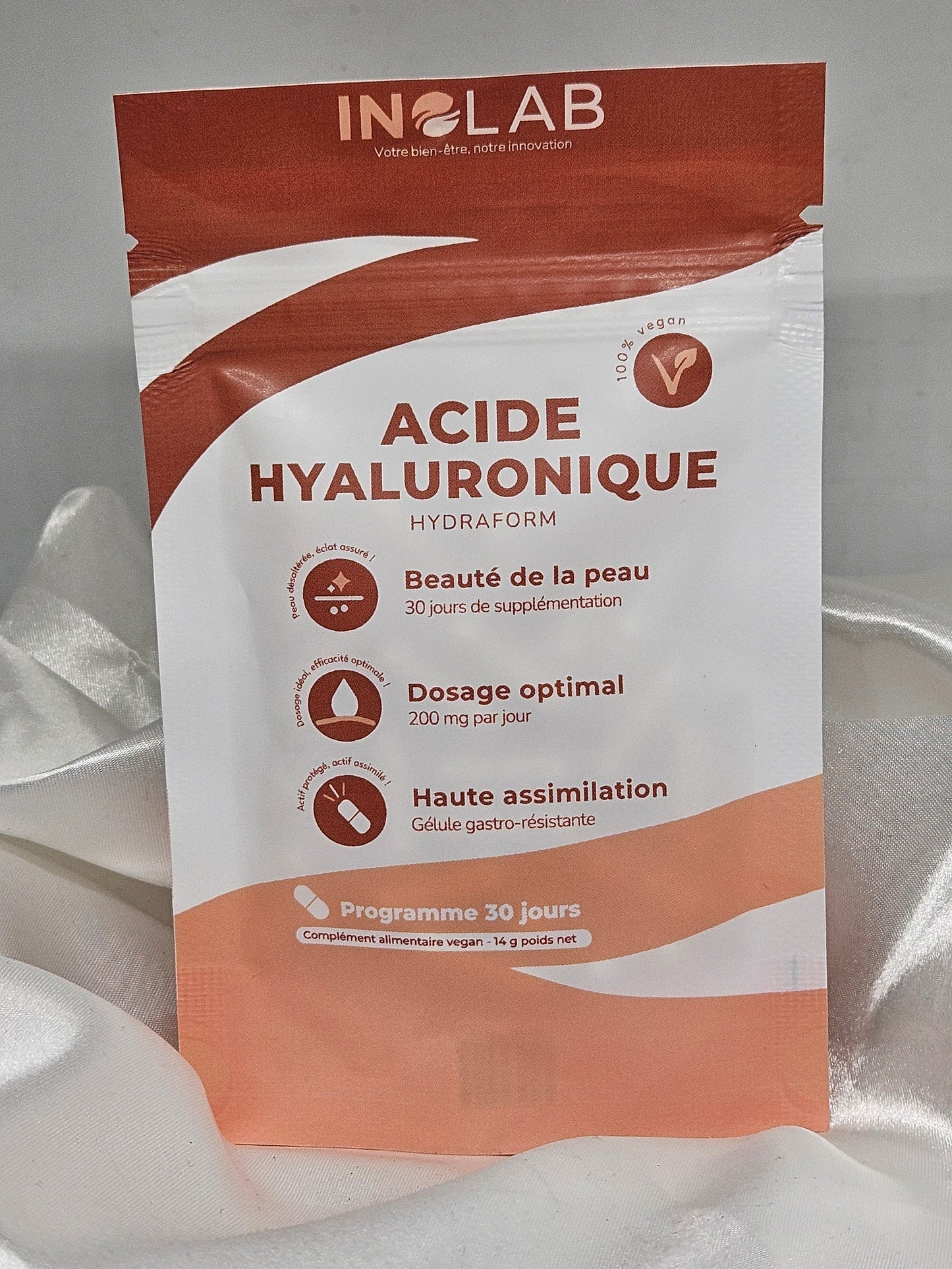 Acide hyaluronique 30 gélules inolab La farigoule mille et une plante