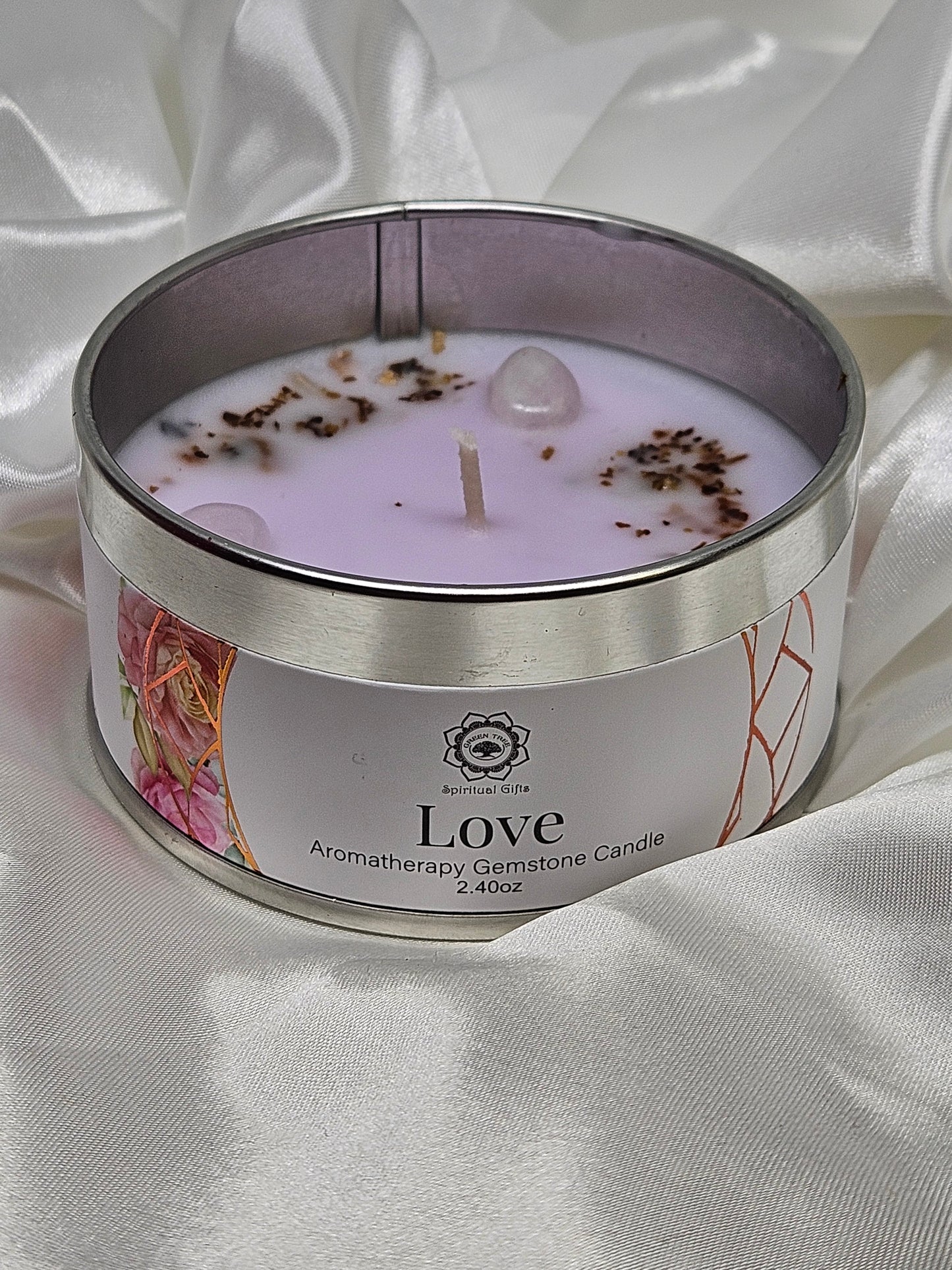 Bougie " amour " La farigoule mille et une plante