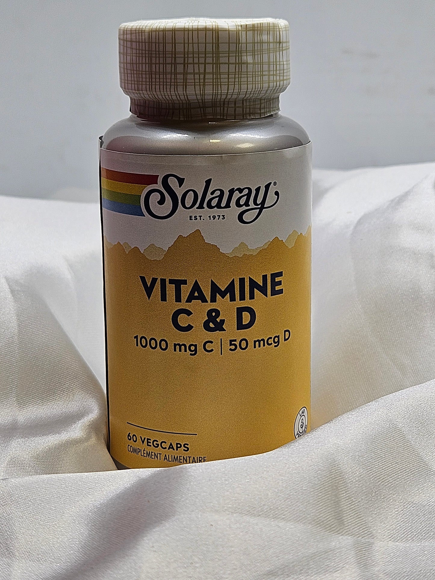 Vitamine C et D 60 gélules solaray La farigoule mille et une plante