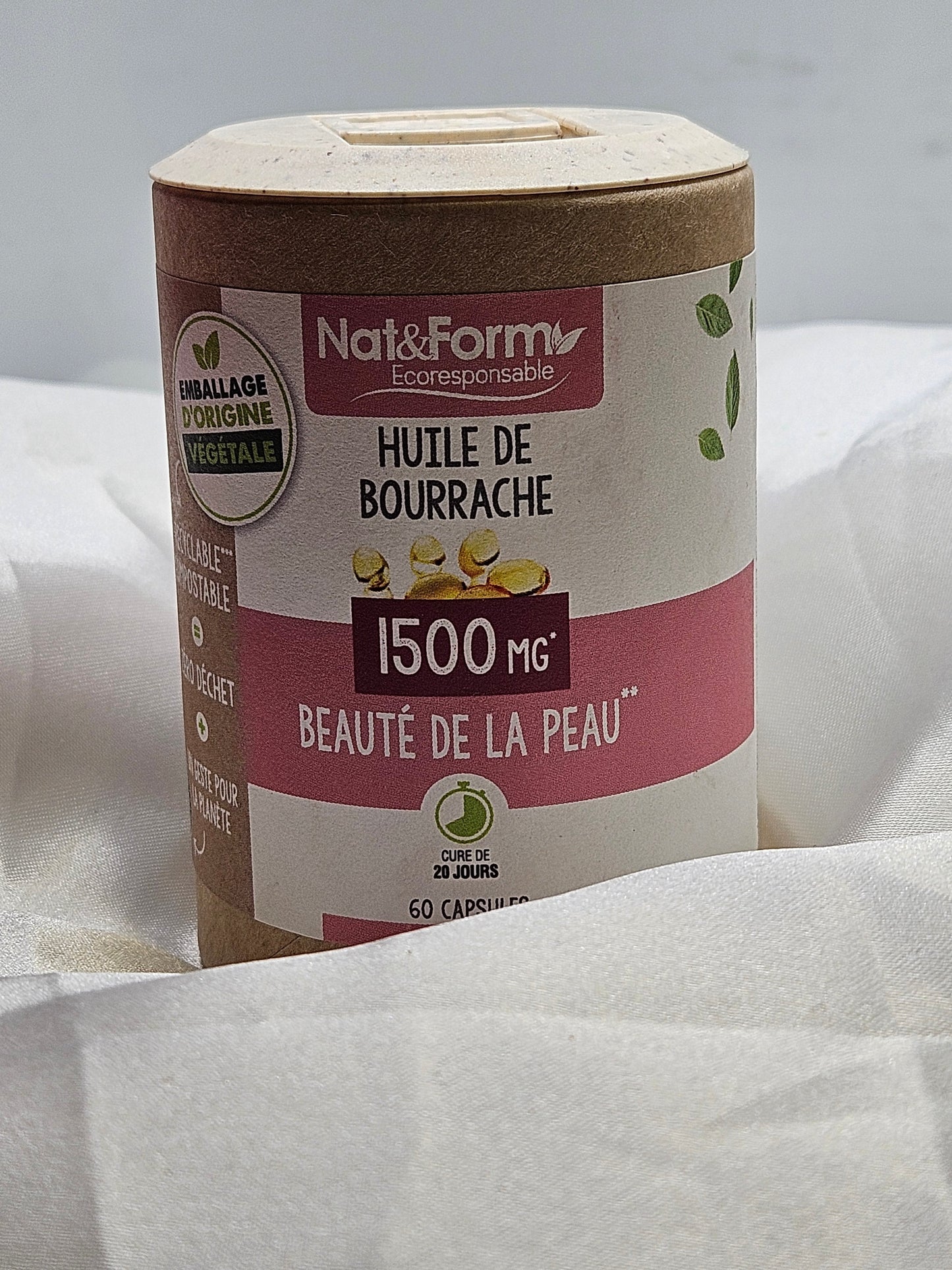 Huile de bourrache 60 gélules nat et form La farigoule mille et une plante