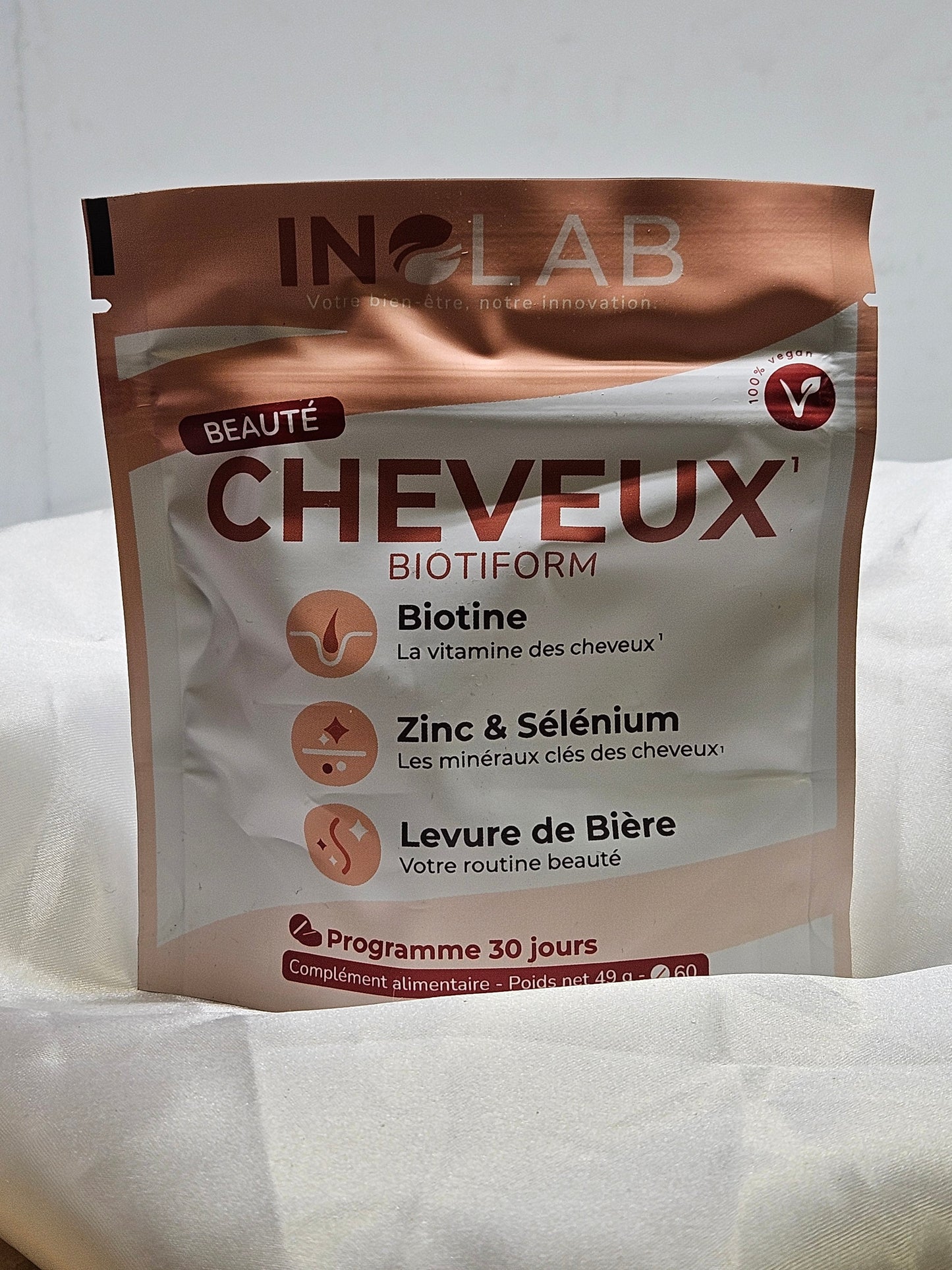 Complexe cheveux biotine 60 gélules kerala La farigoule mille et une plante