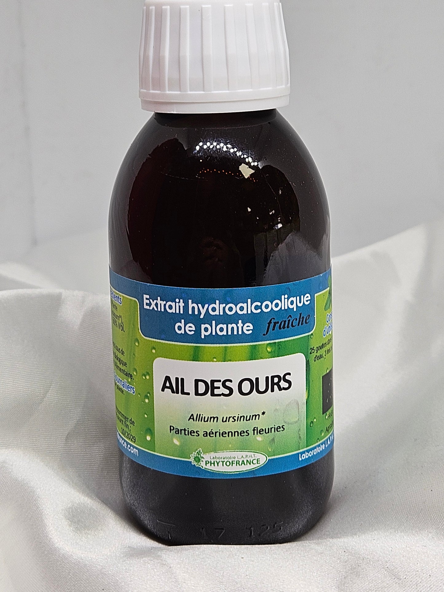 Extrait de plante fraîche ail des ours 125 ml phytofrance La farigoule mille et une plante
