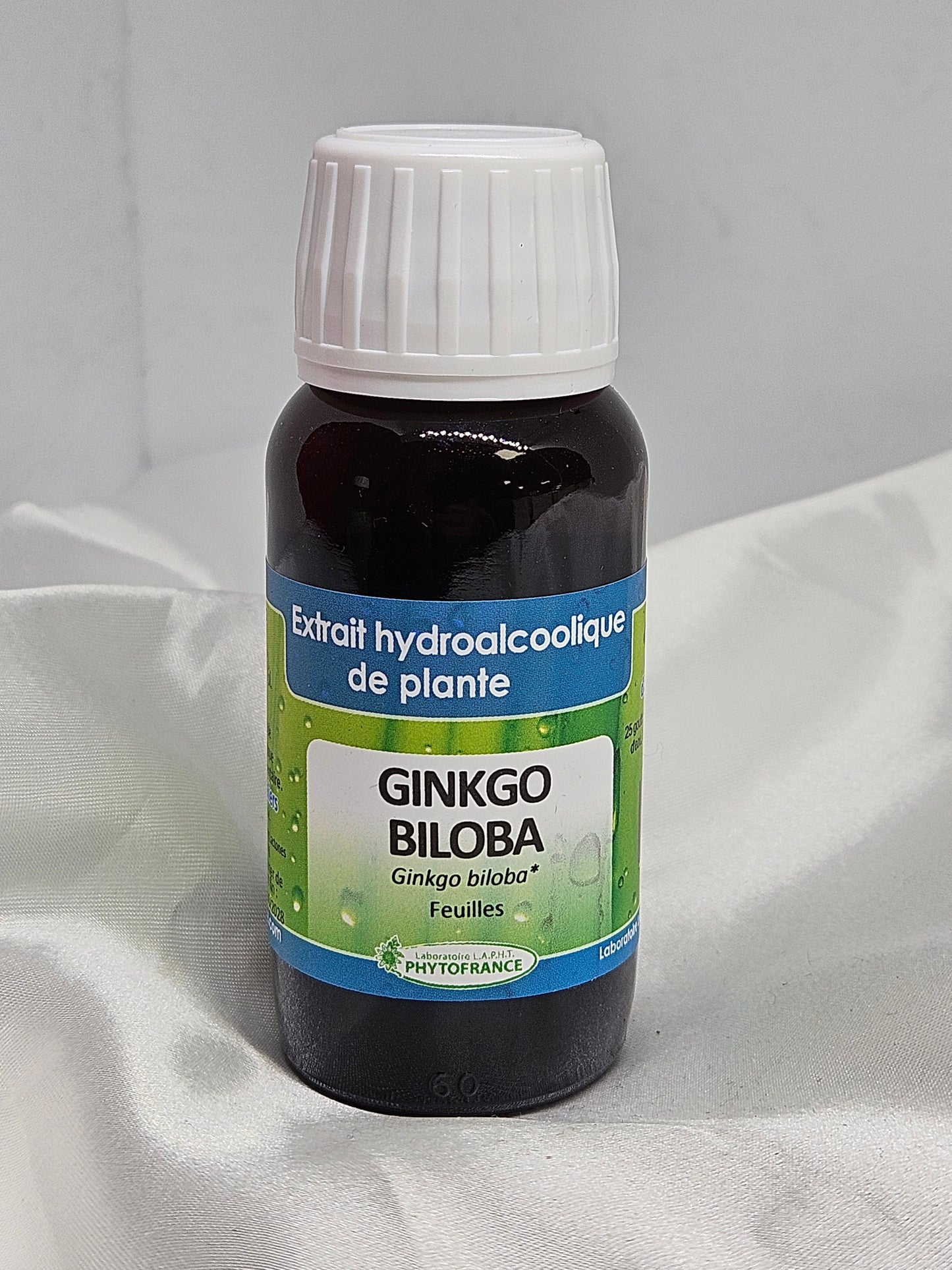 Extrait de plante fraîche Gingko 60ml Phytofrance La farigoule mille et une plante