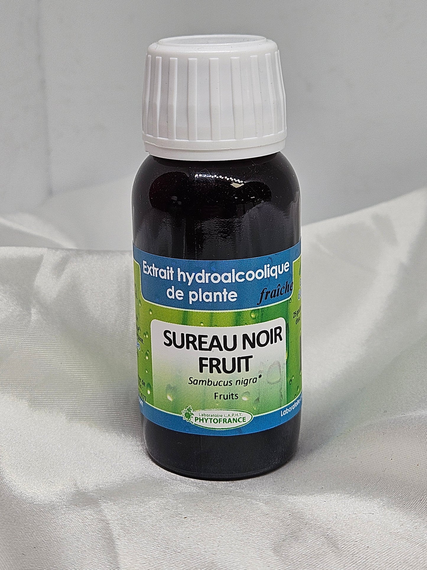 Extrait de plante fraîche Sureau noir 60 ml Phytofrance La farigoule mille et une plante