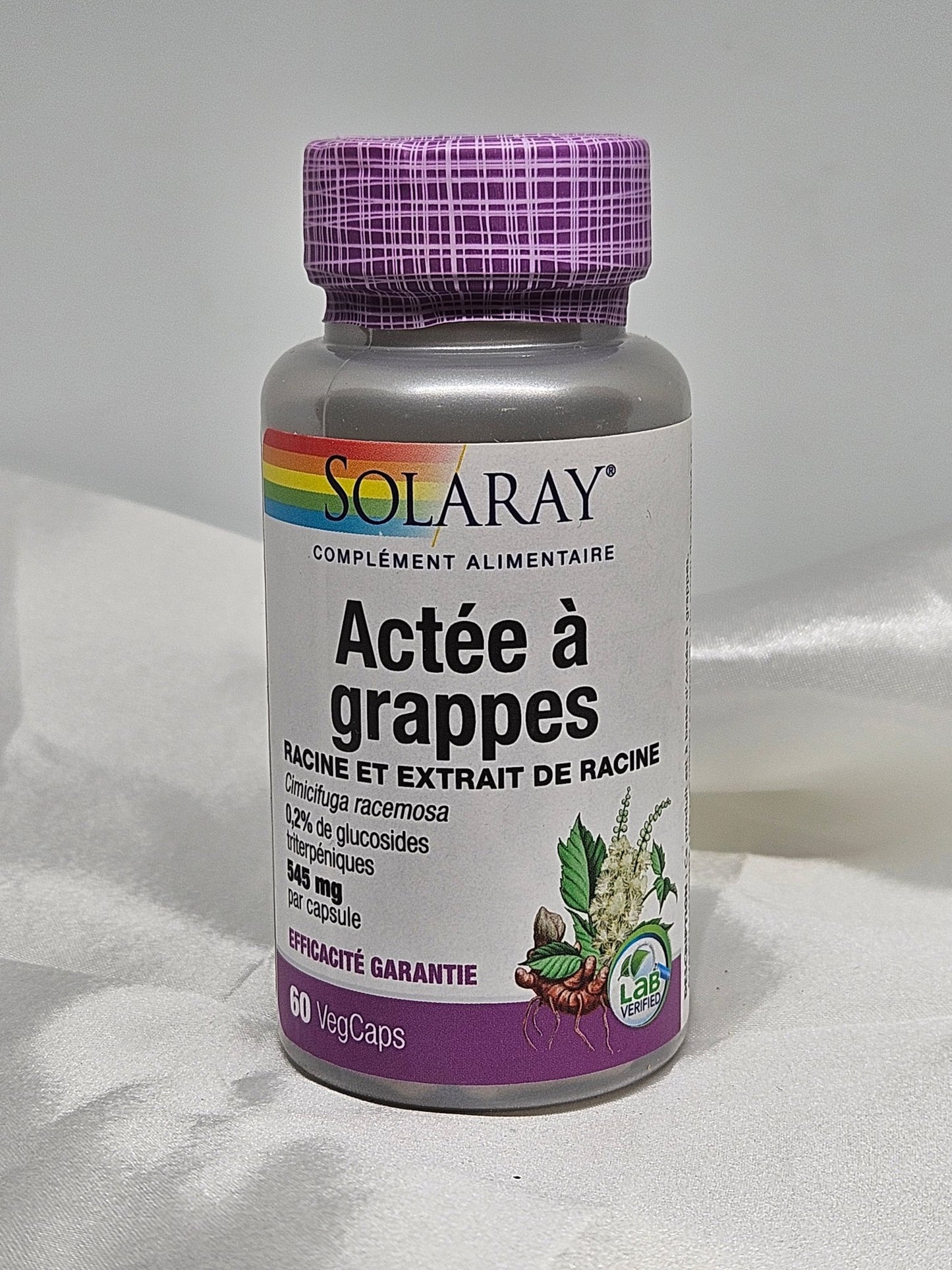 Actée à grappe 90 gélules Solaray - La farigoule mille et une plante