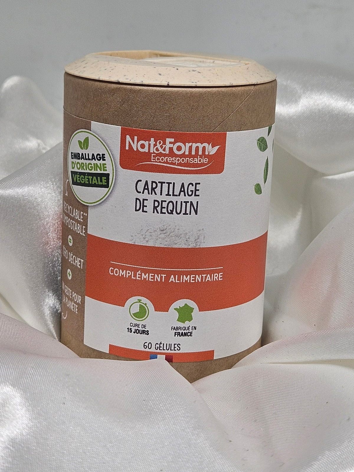 Cartilage de requin 60 gélules nat et form - La farigoule mille et une plante