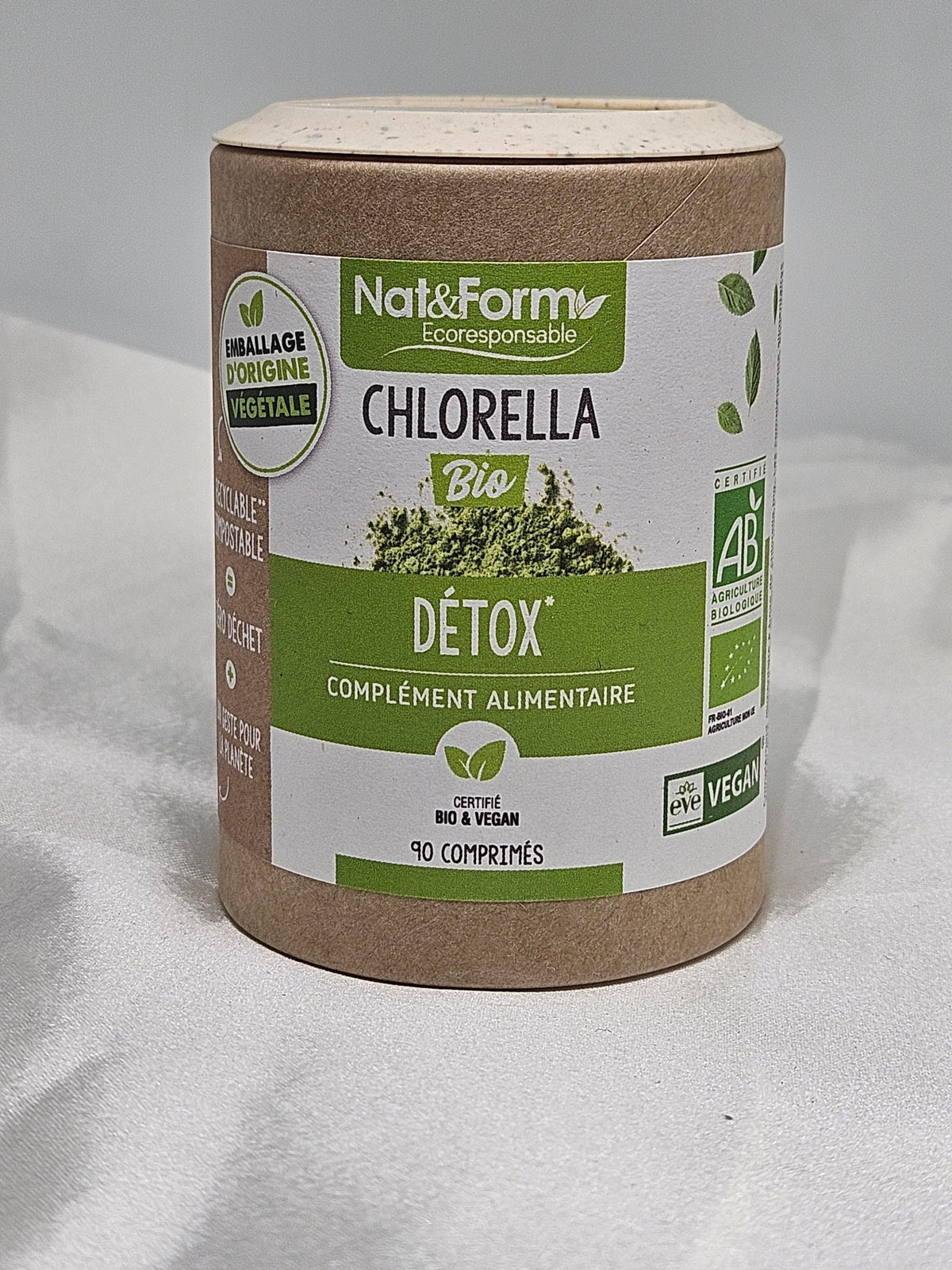 Chlorella bio 90 gélules nat et form - La farigoule mille et une plante