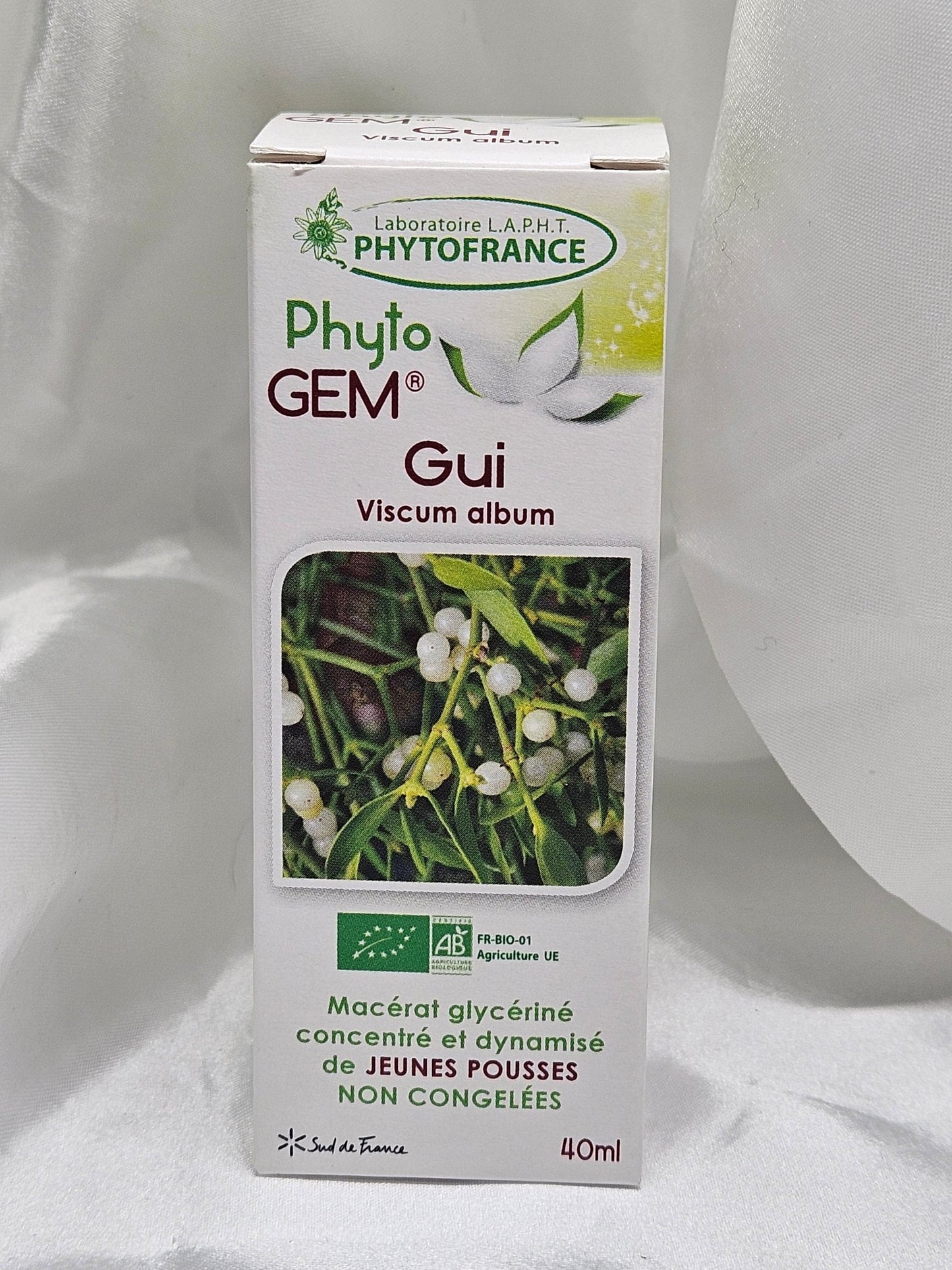 Phyto gem Macérât de bourgeons gui 40 ml phytofrance - La farigoule mille et une plante