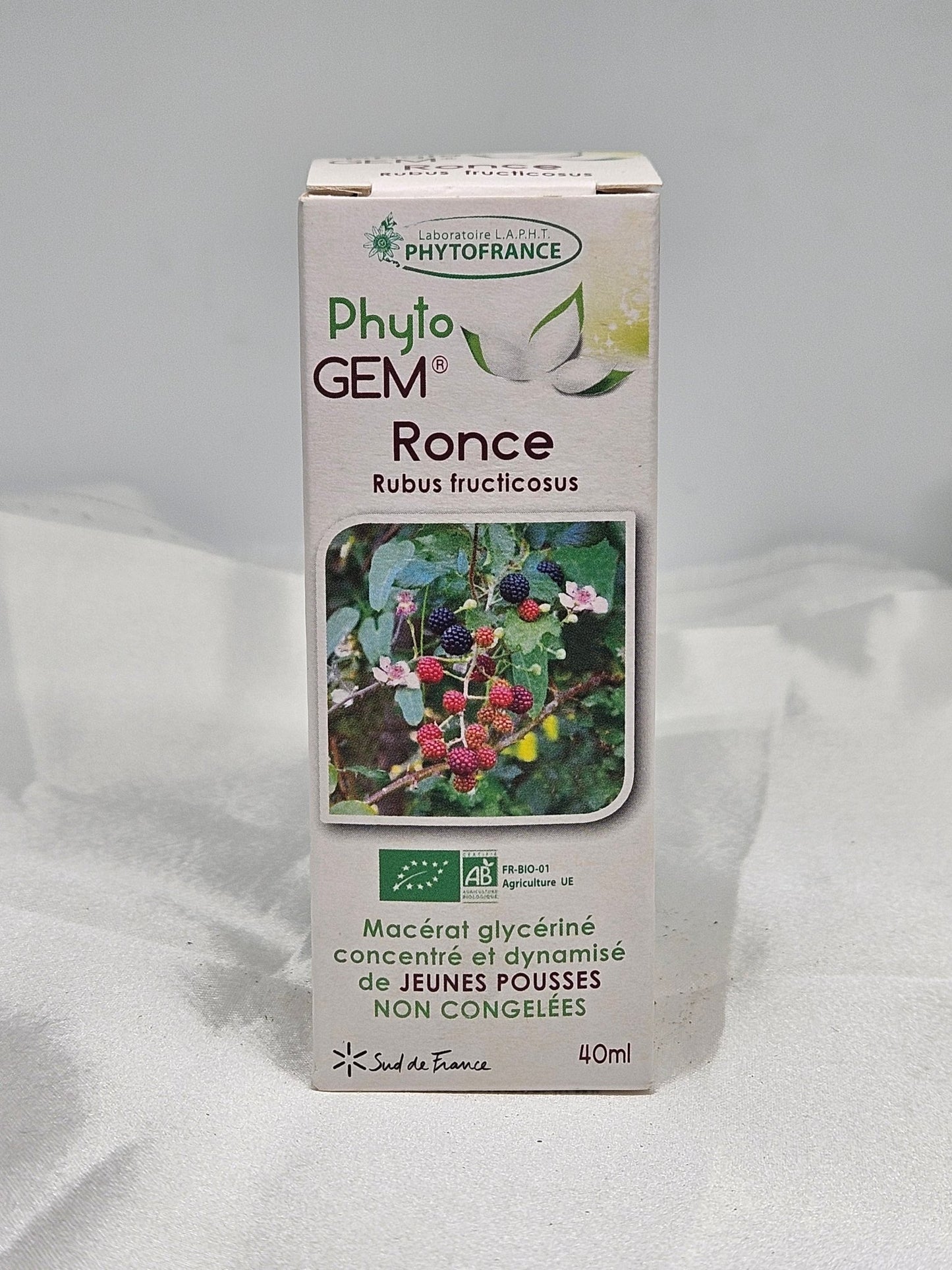 Phyto gem Macérât de bourgeons ronce 40 ml phytofrance - La farigoule mille et une plante