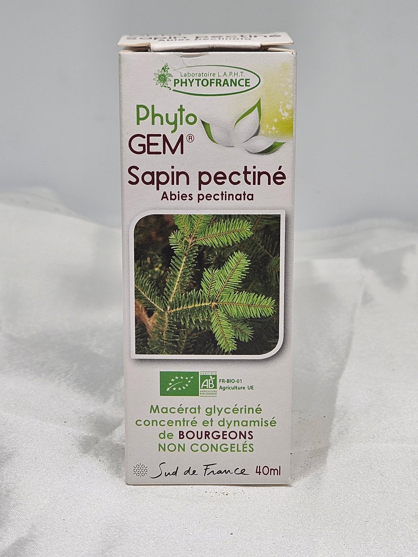 Phyto gem Macérât de bourgeons sapin 40 ml phytofrance - La farigoule mille et une plante