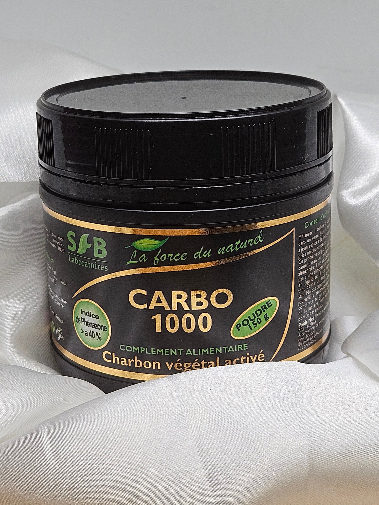 Charbon végétal poudre surfine Ma boutique