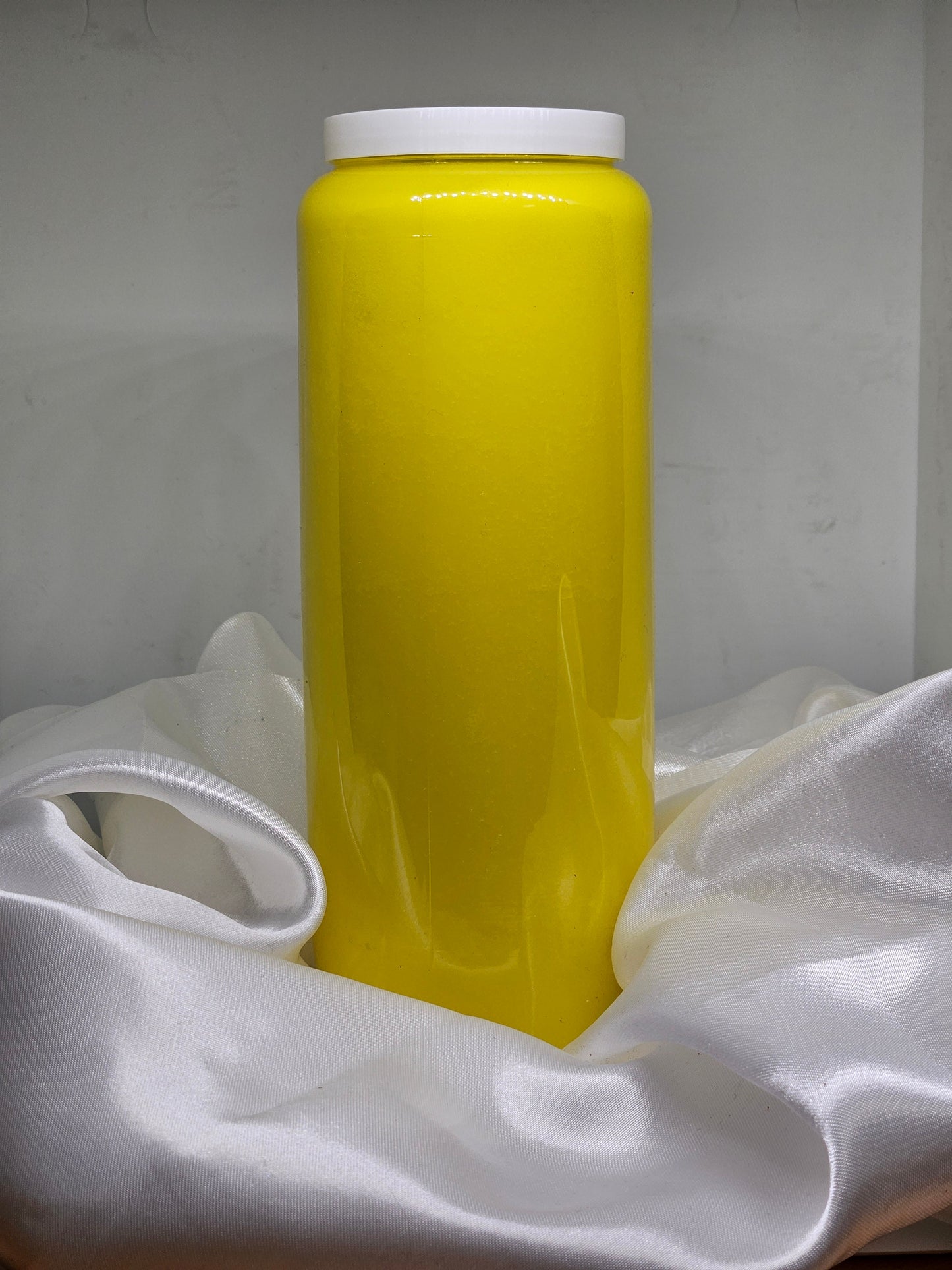 Bougie neuvaine jaune La farigoule mille et une plante