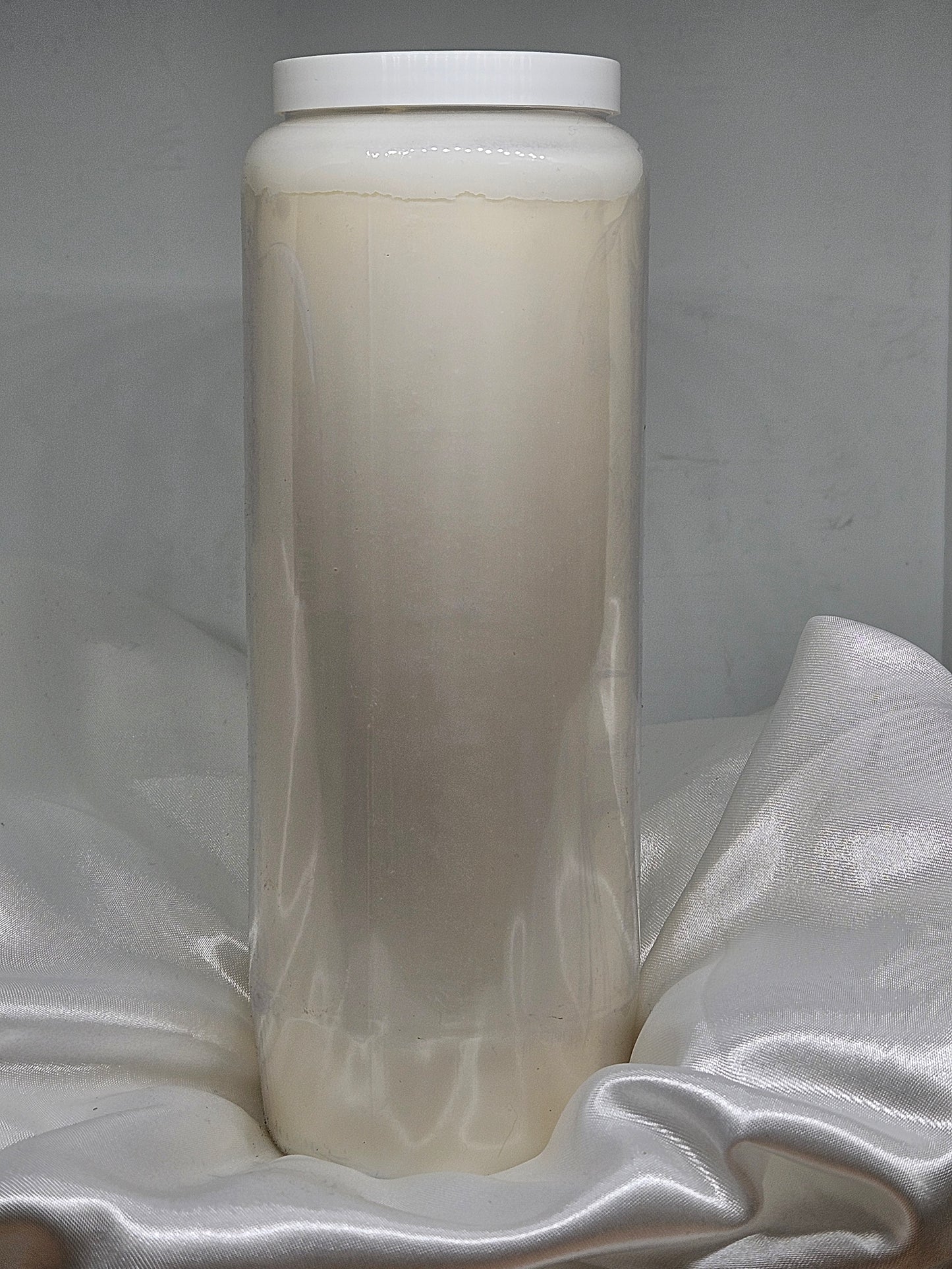 Bougie neuvaine blanche