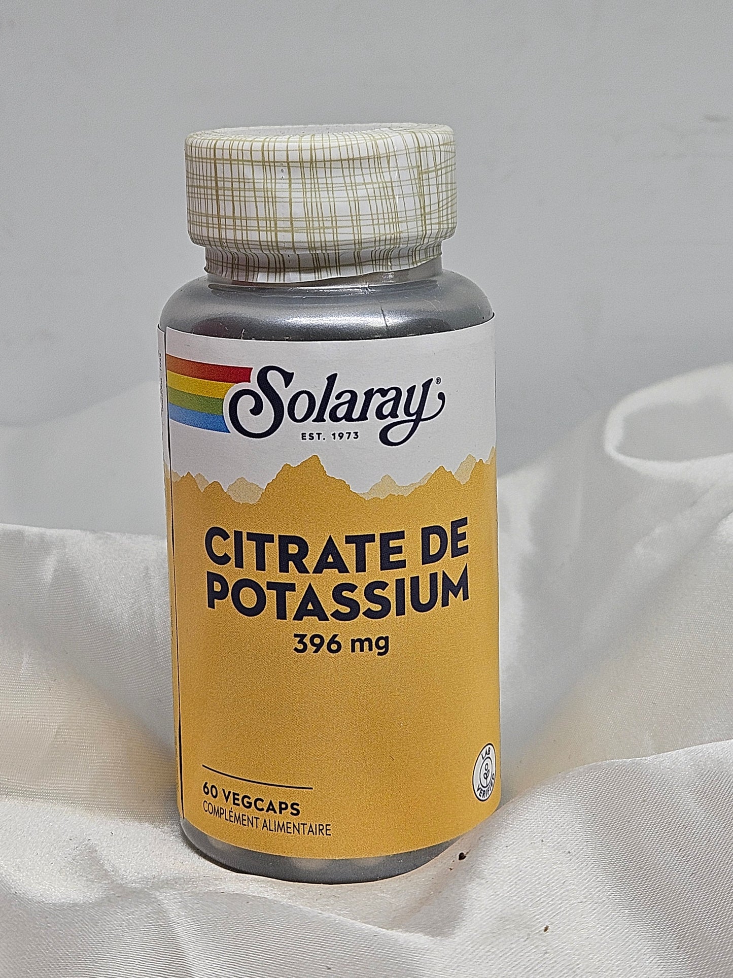 Citrate de Potassium 60 gélules Solaray La farigoule mille et une plante